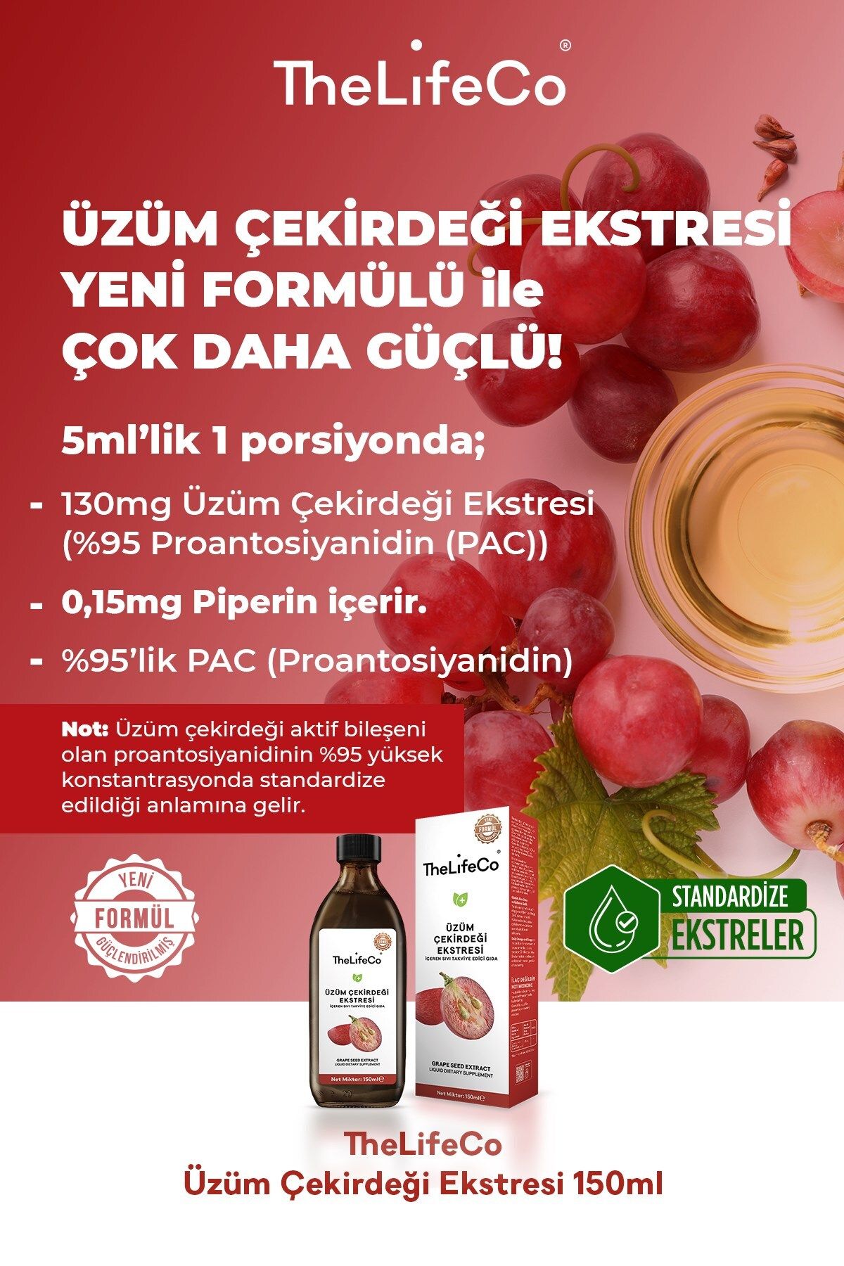 Üzüm Çekirdeği Ekstraktı 150 ml