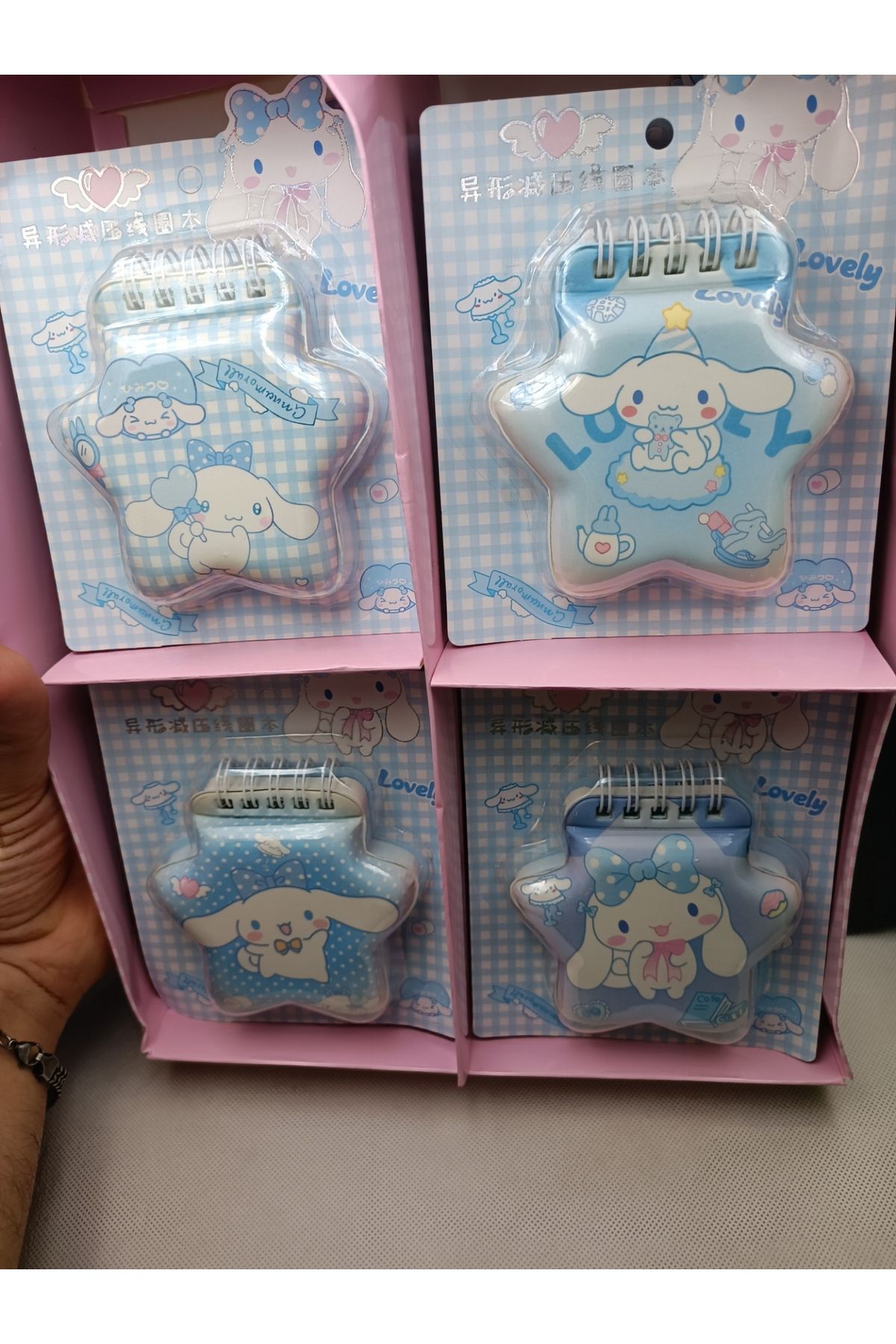 sanrio cinnamoroll yumuşak kapaklı mini no defteri hediyelik sticker defter 1adet