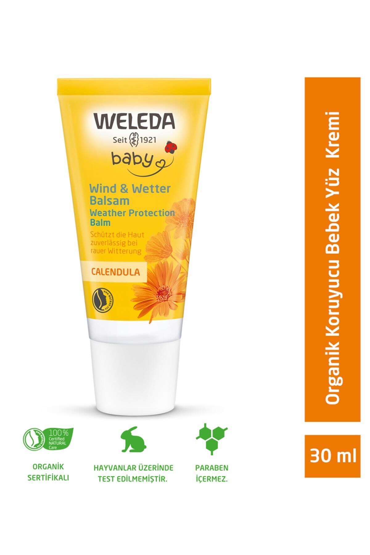 Calendula Organik Yüz Kremi 30 ml