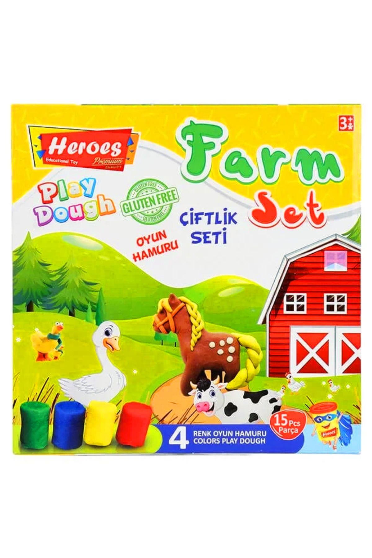 Çiftlik hayvanları Oyun Hamuru Seti