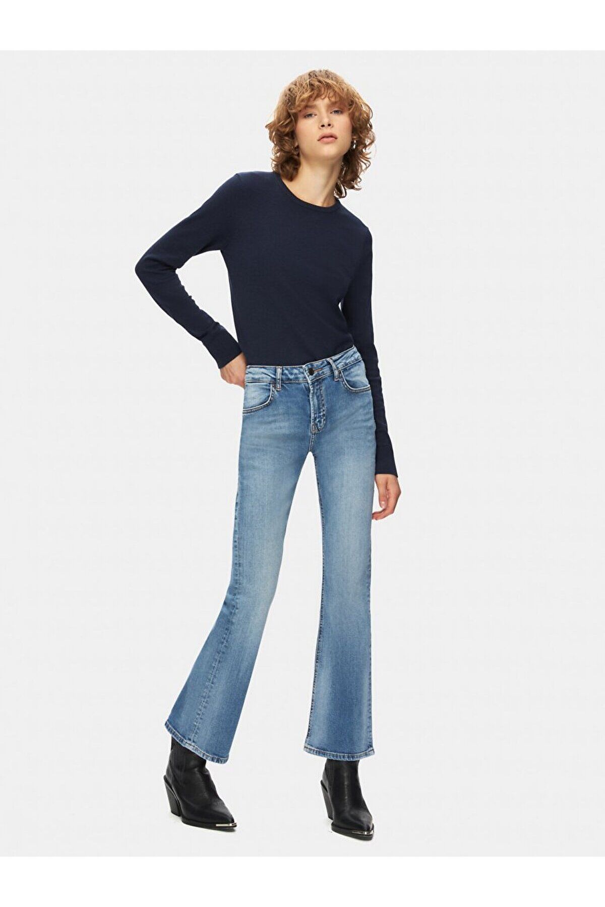 LtbLıssıe Cropped Flare JeanPantolon