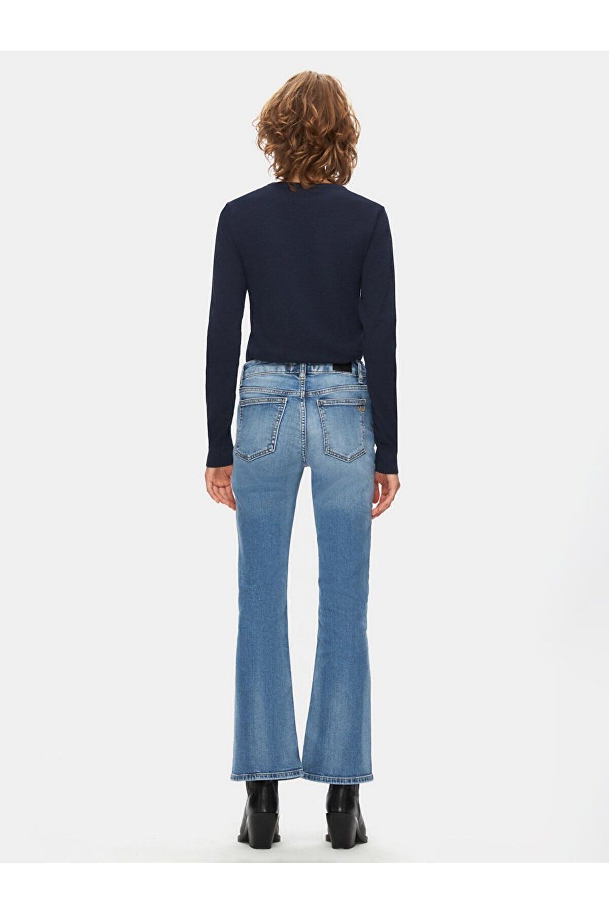 Lıssıe Cropped Flare Jean Pantolon