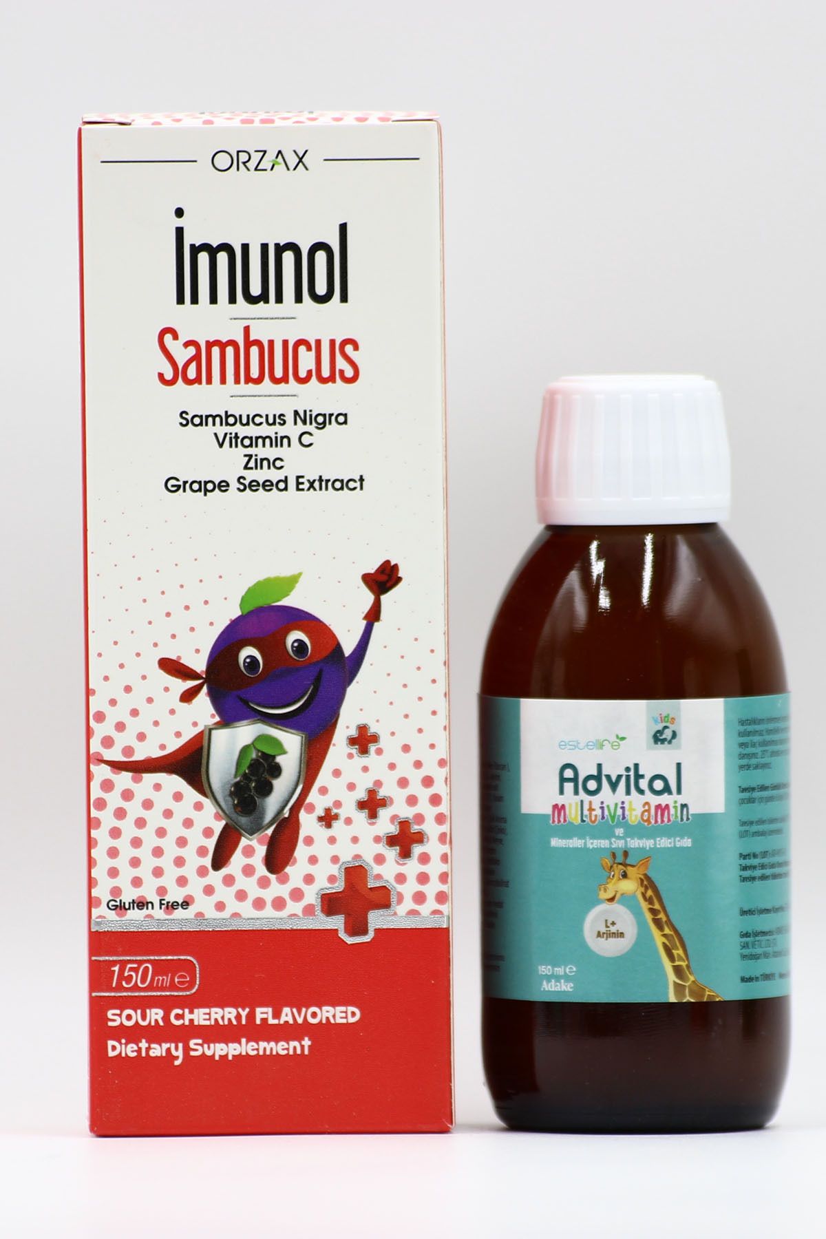 Sambucus 150 ml Advital 150ml Bağışıklık Boy Uzama Seti