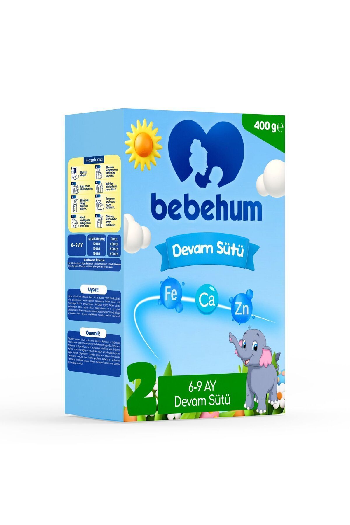 bebegenBebehum 2 Devam Sütü400 Gr 6-9 Ay