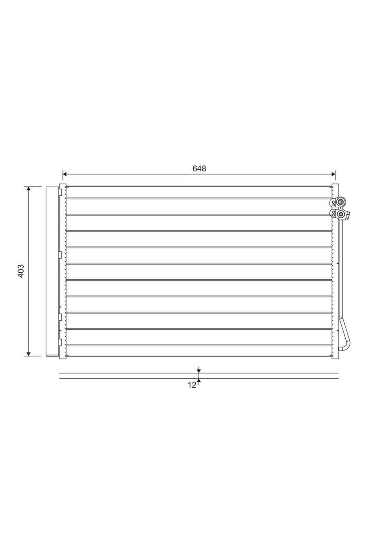 Valeo KLIMA RADYATORUMERCEDES W447 B907 B910...