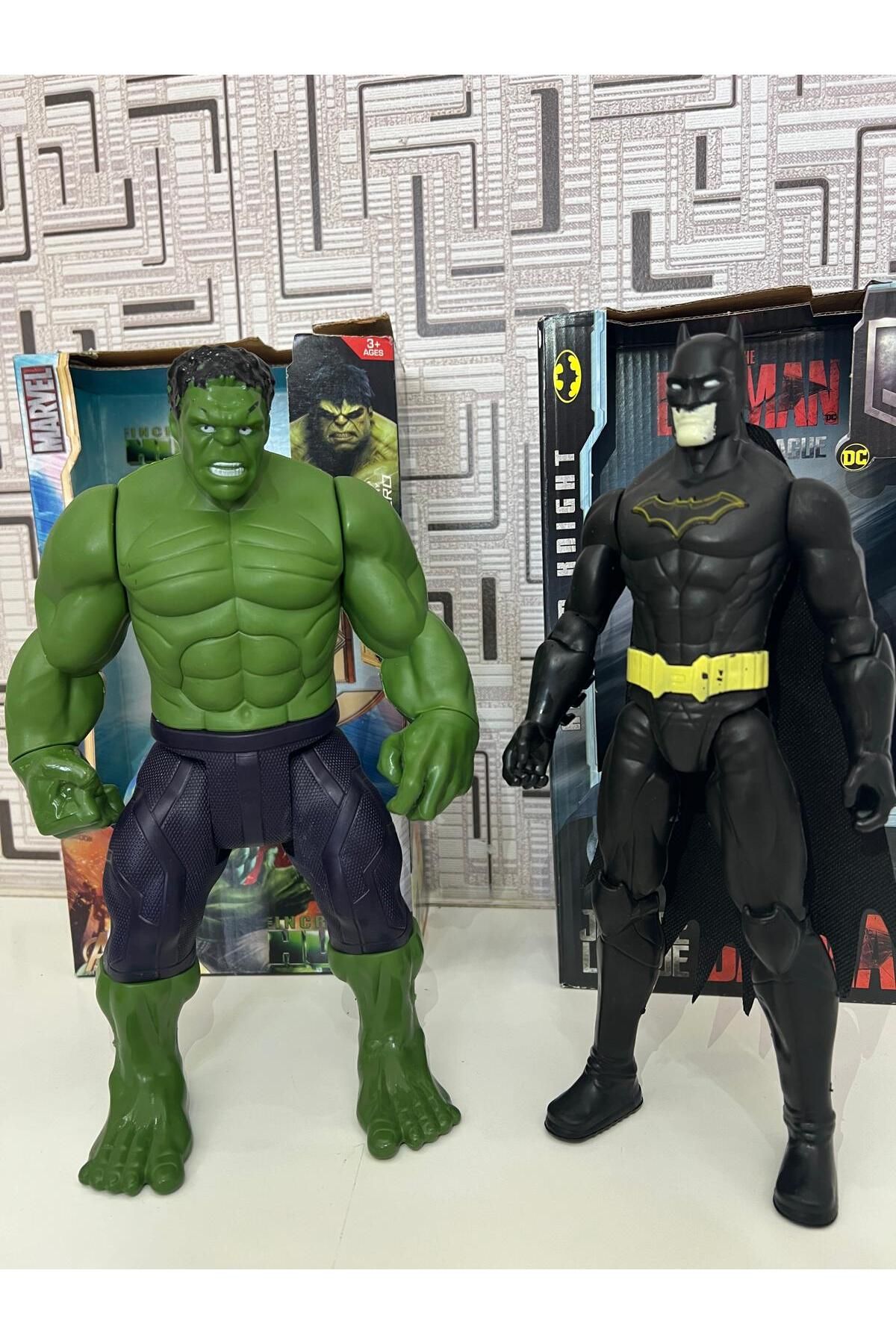 KİNKU Hulk ile Batman 30 cmsüper figurler