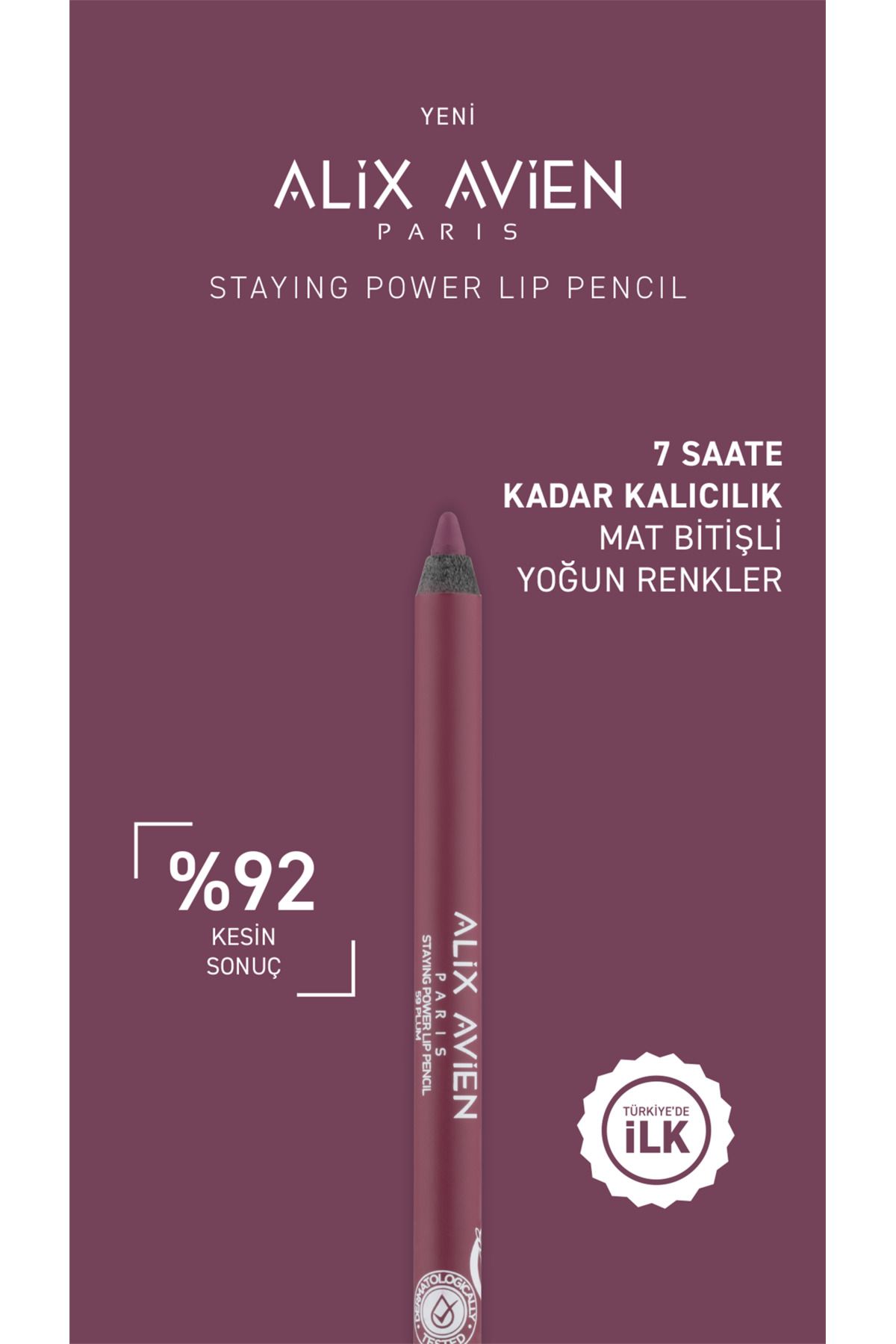 Uzun Süre Kalıcı Suya Dayanıklı Dudak Kalemi - Staying Power Lip Pencil 59 Plum