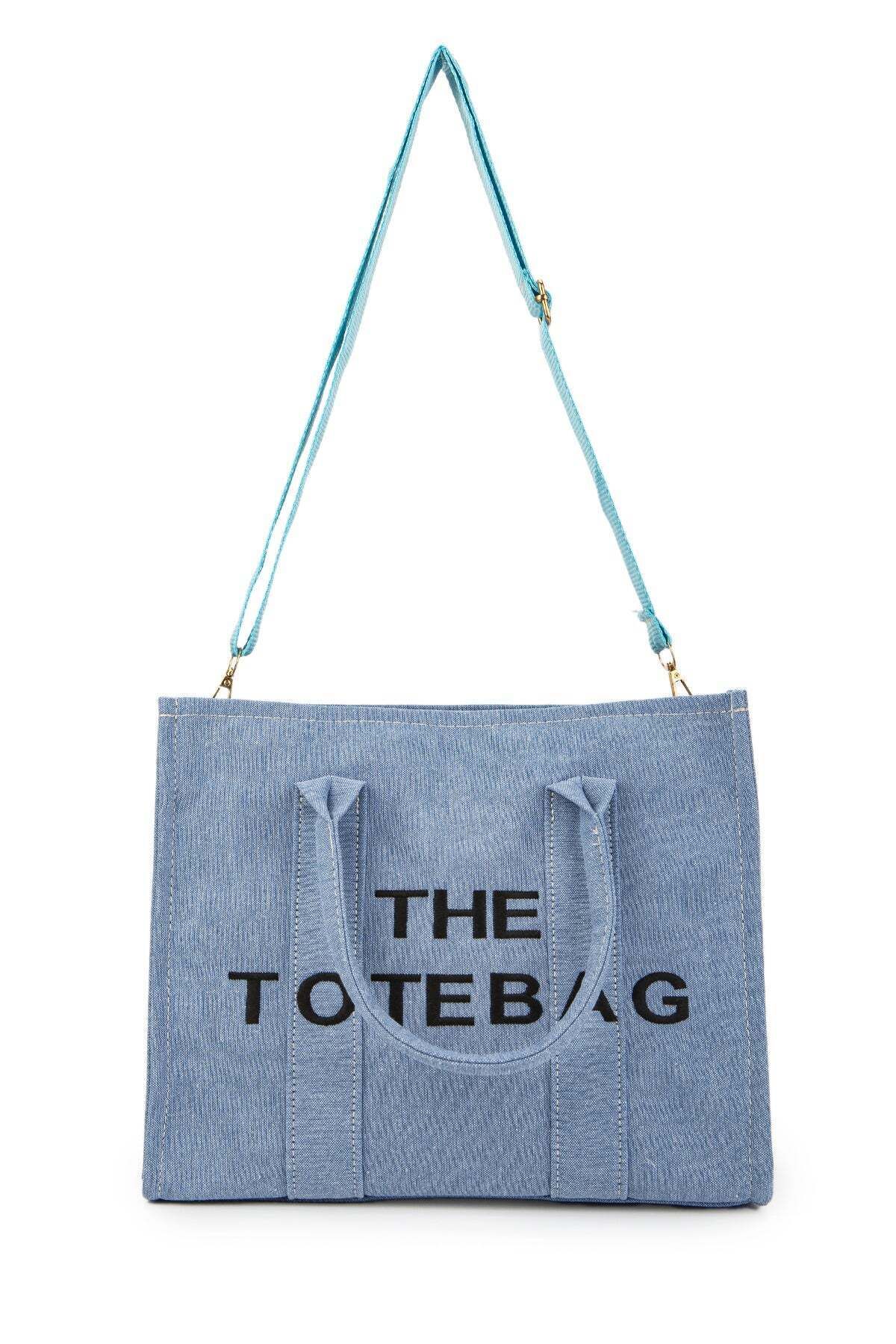 gabies Kadın Uzun AskılıKanvas Kumaş Tote Bag...