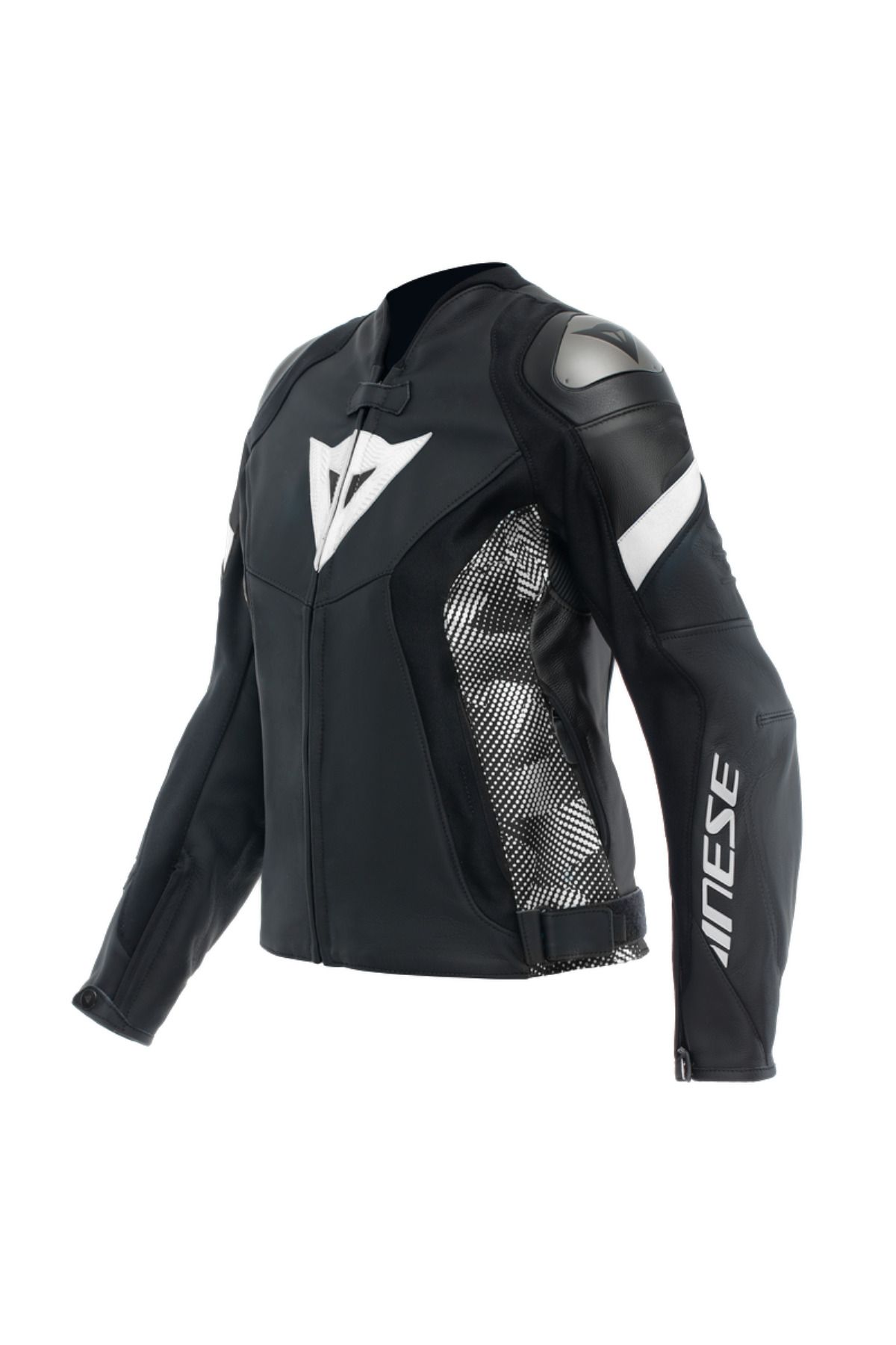 Dainese Avro 5 Blk WhiteKadın Deri Mont