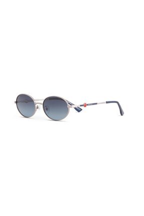 Ds 2335 C4 56 Unisex Oval Gri Metal Güneş Gözlüğü Image 0