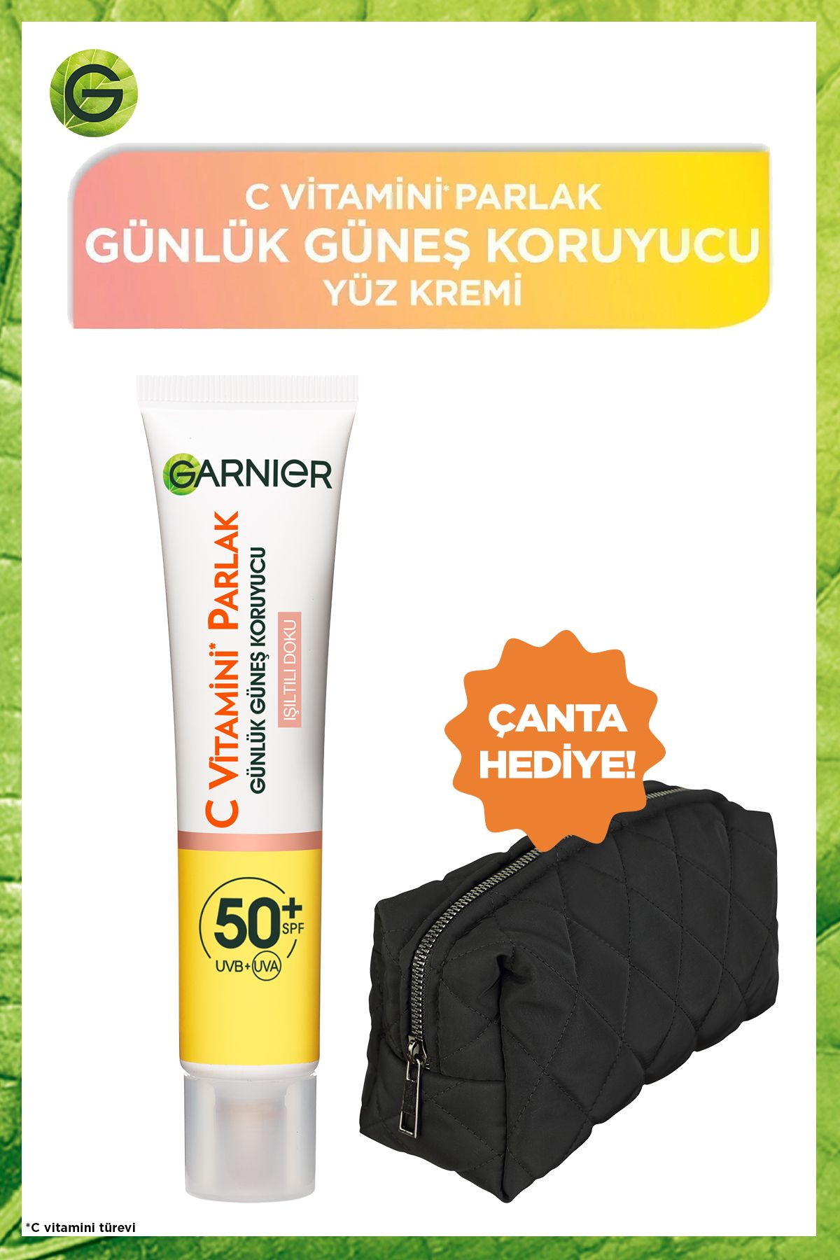 GarnierC Vitamini ParlakGünlük Uv Güneş Yüz K...