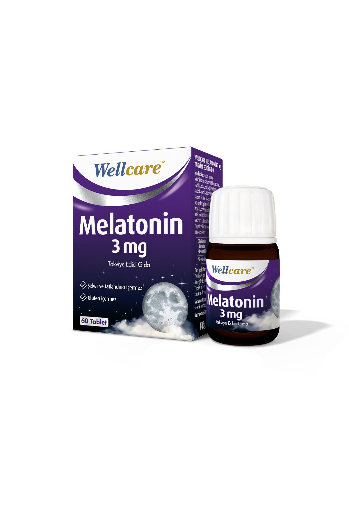 WellcareMelatonin 3 Mg 60Tablet