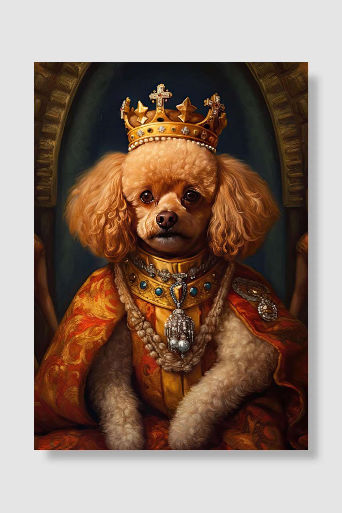 kubdekorToy Poodle The KingPopart Poster Deko...