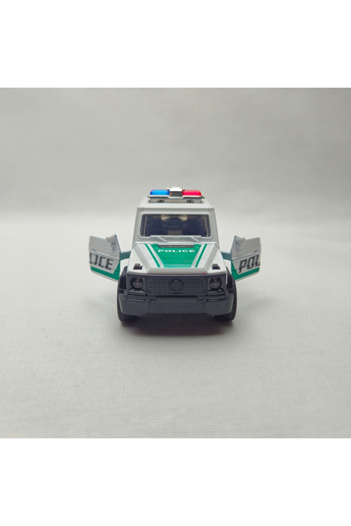 1:32 Mercedes G Kasa Polis Die Cast Çek Birak Koleksiyon Araba