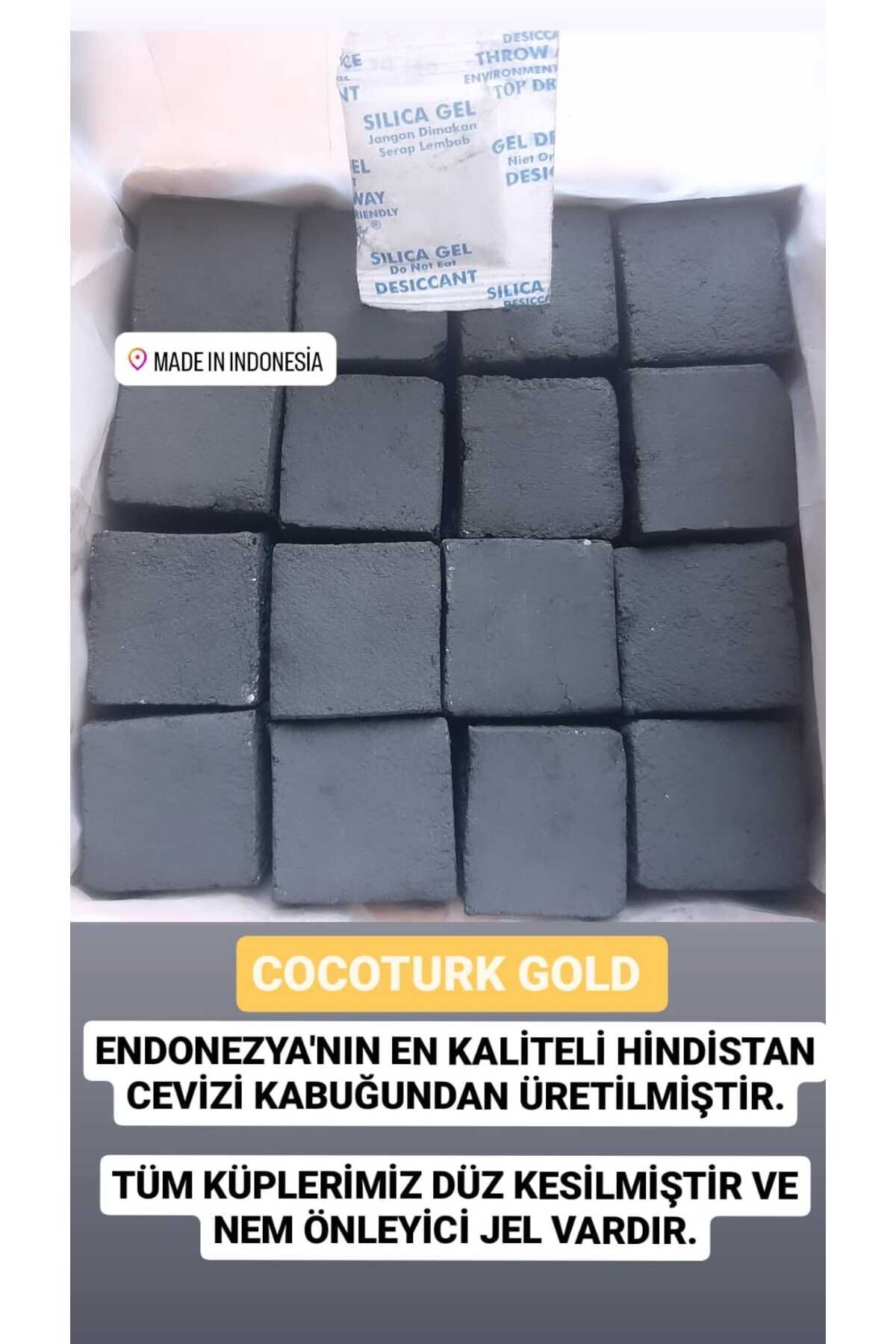 Nargile Kömürü Nargile Kömürü Hindistan Cevizi Kömürü 1 Kg 64 Küp