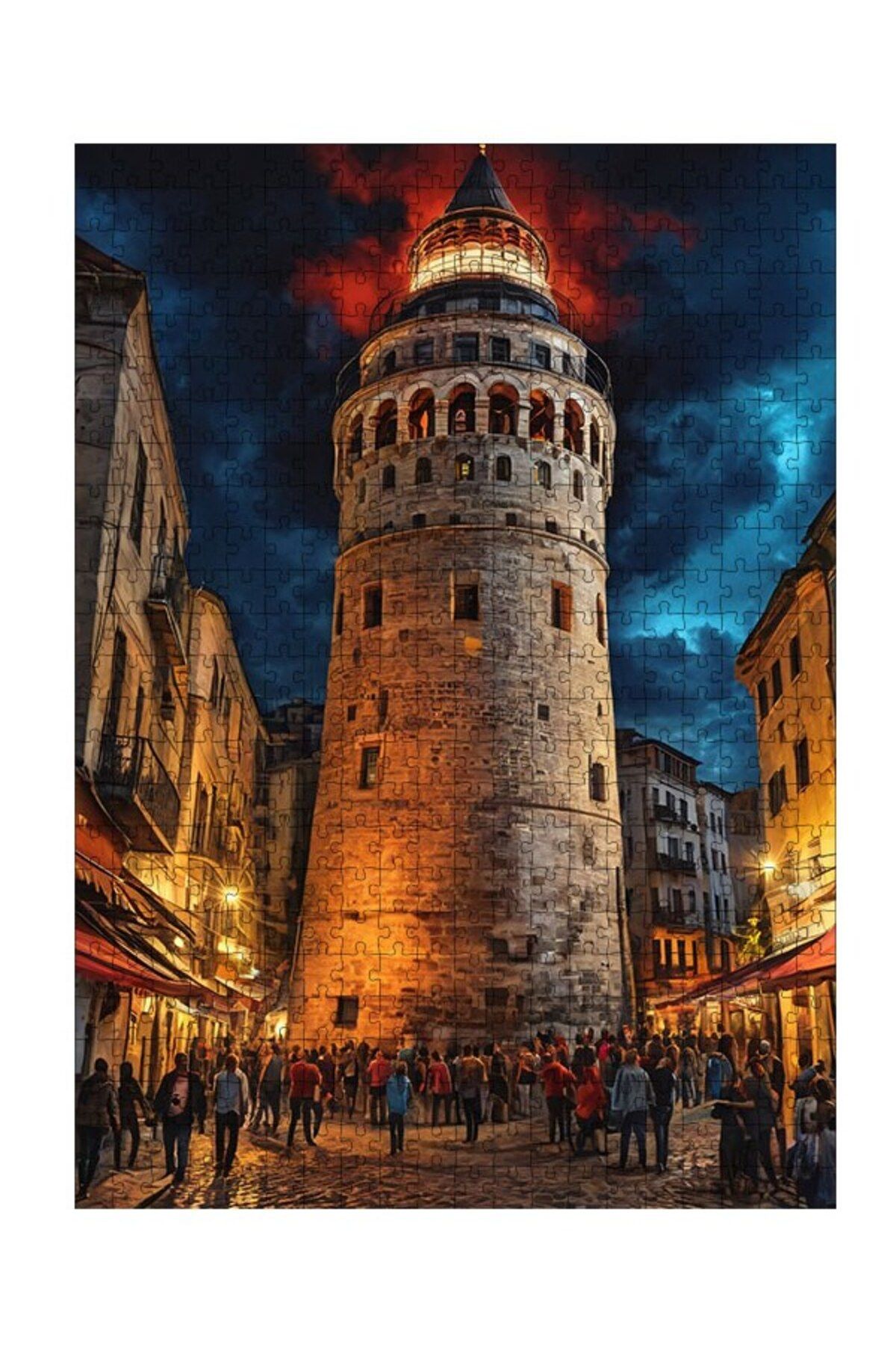 Tablomega Ahşap Mdf PuzzleYapboz Galata Kules...