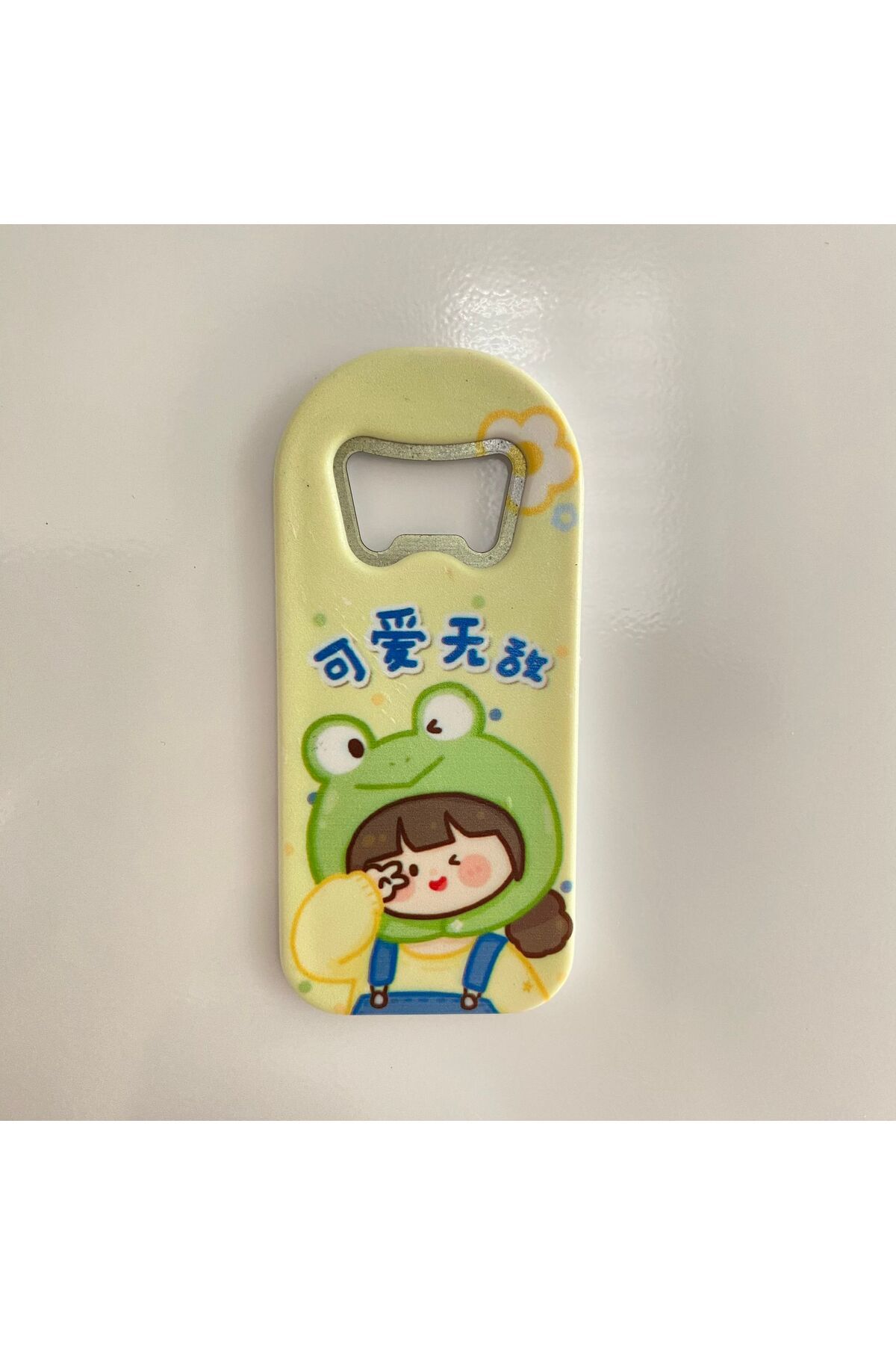 Kawaii Frog Girl Magnetli Kapak Açacağı