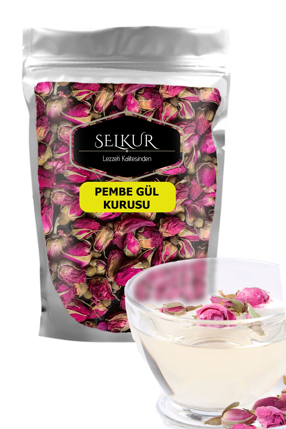 SELKURTomurcuk Gül KurusuPembe 200gr (ELENMİŞ...