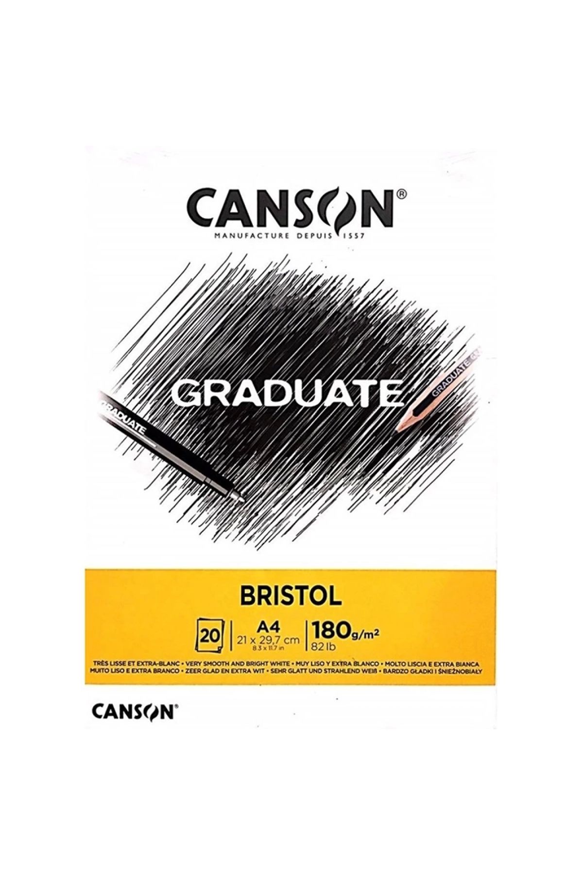 Canson Çizim Bloğu GraduateCangrad Bristol 20...