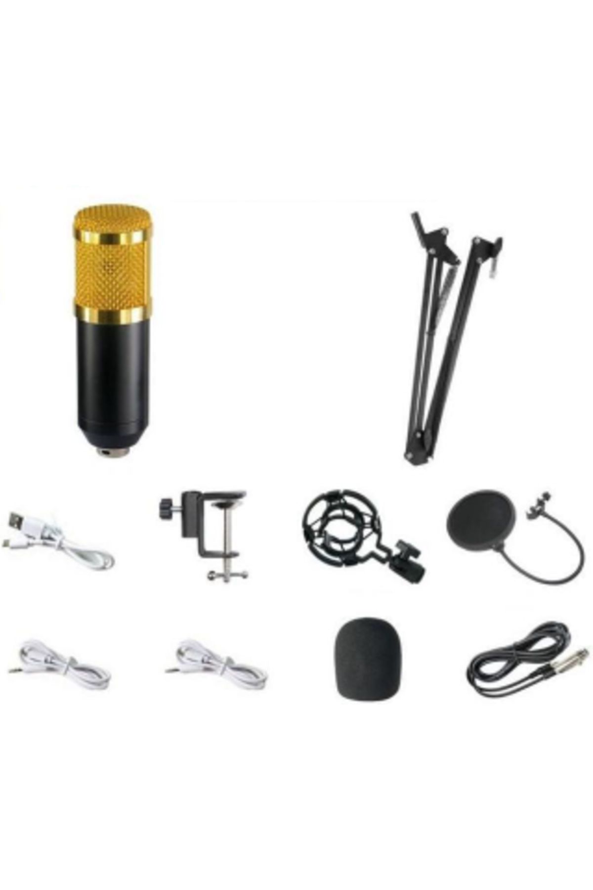 Canlı yayın seti condenser microphone canlı yayın ses kartı