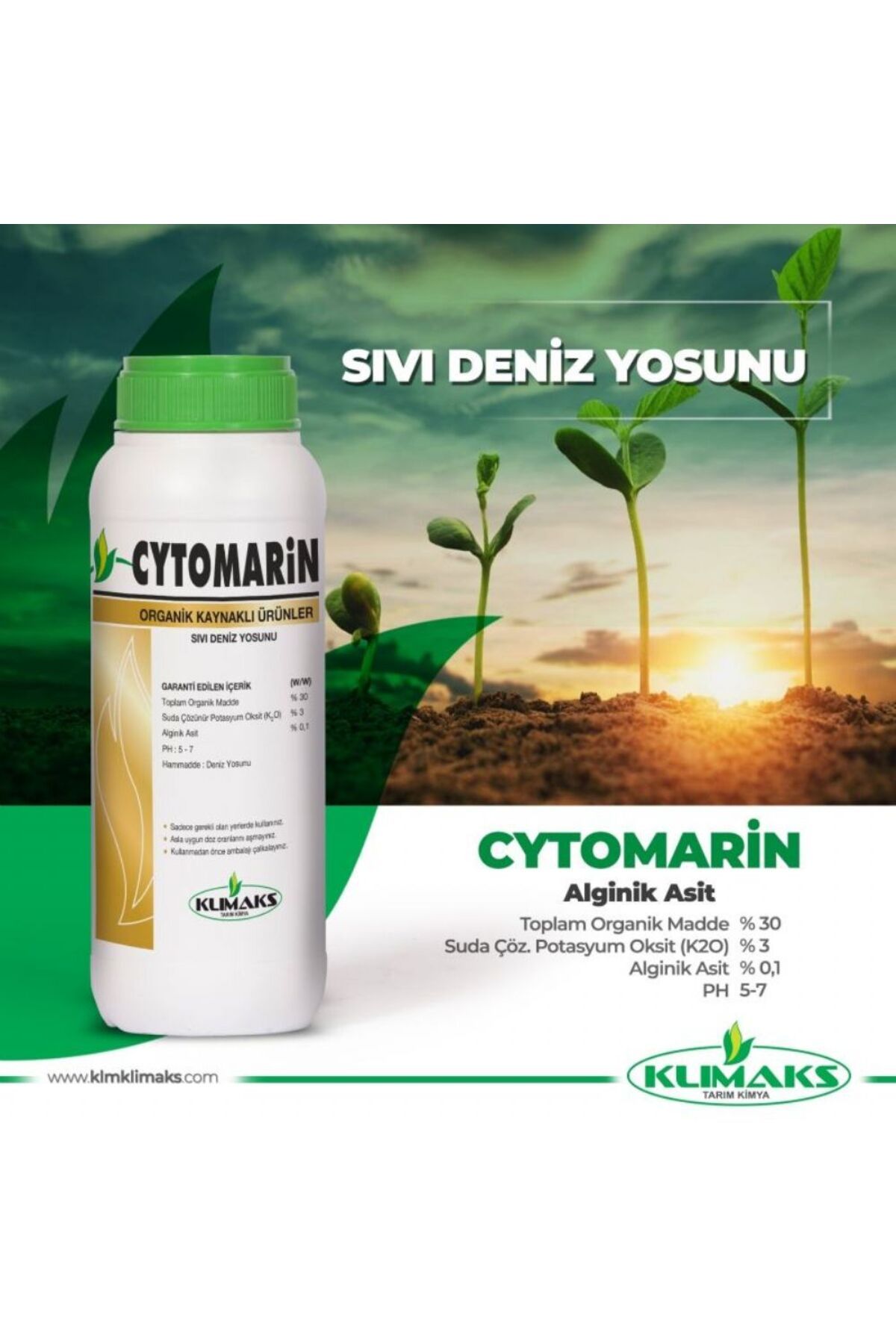 KLİMAKS Cytomarin Sıvı DenizYosunu