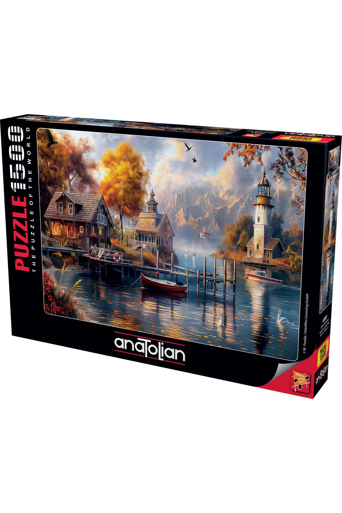 Anatolian Puzzle1500Parçalık Puzzle / Gölde S...