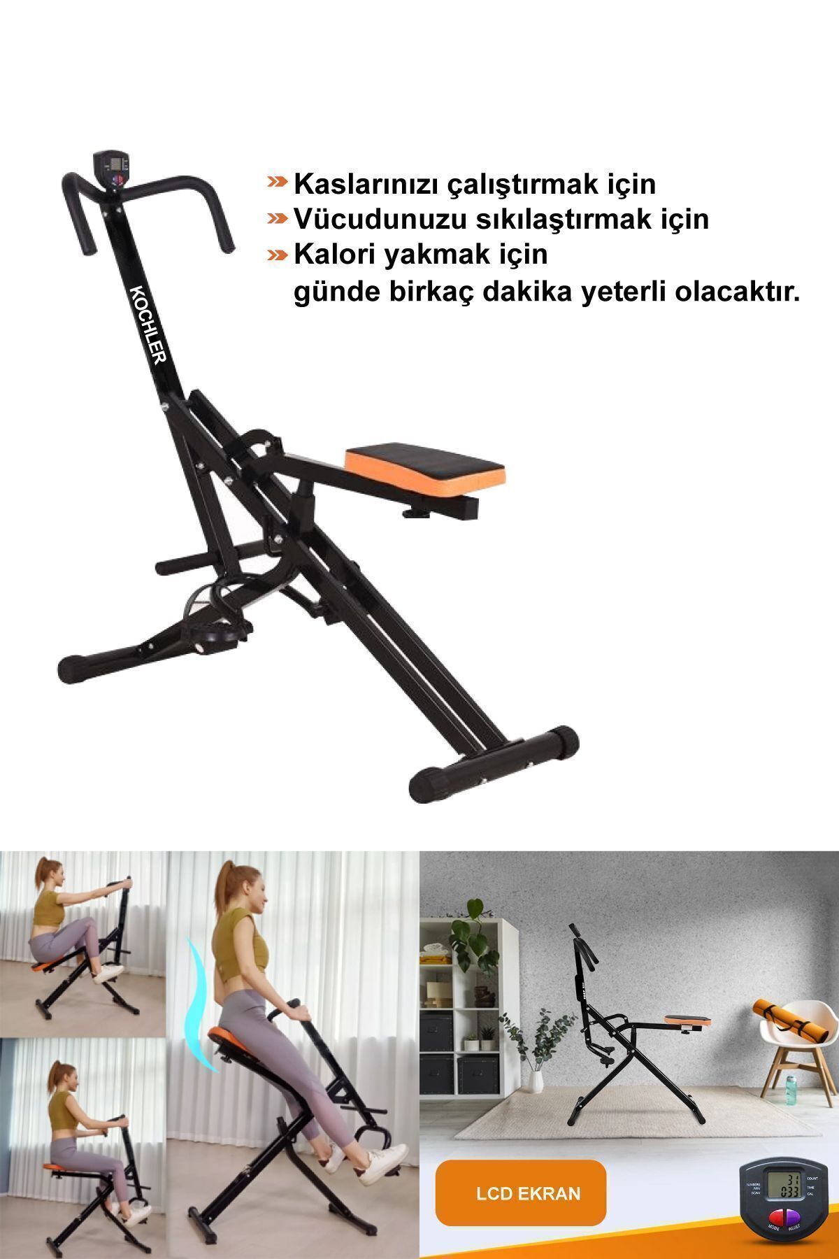 Total Fitness Tüm Vücut Fitness Aleti - Çok Yönlü Egzersiz Aleti - Alman Tasarım