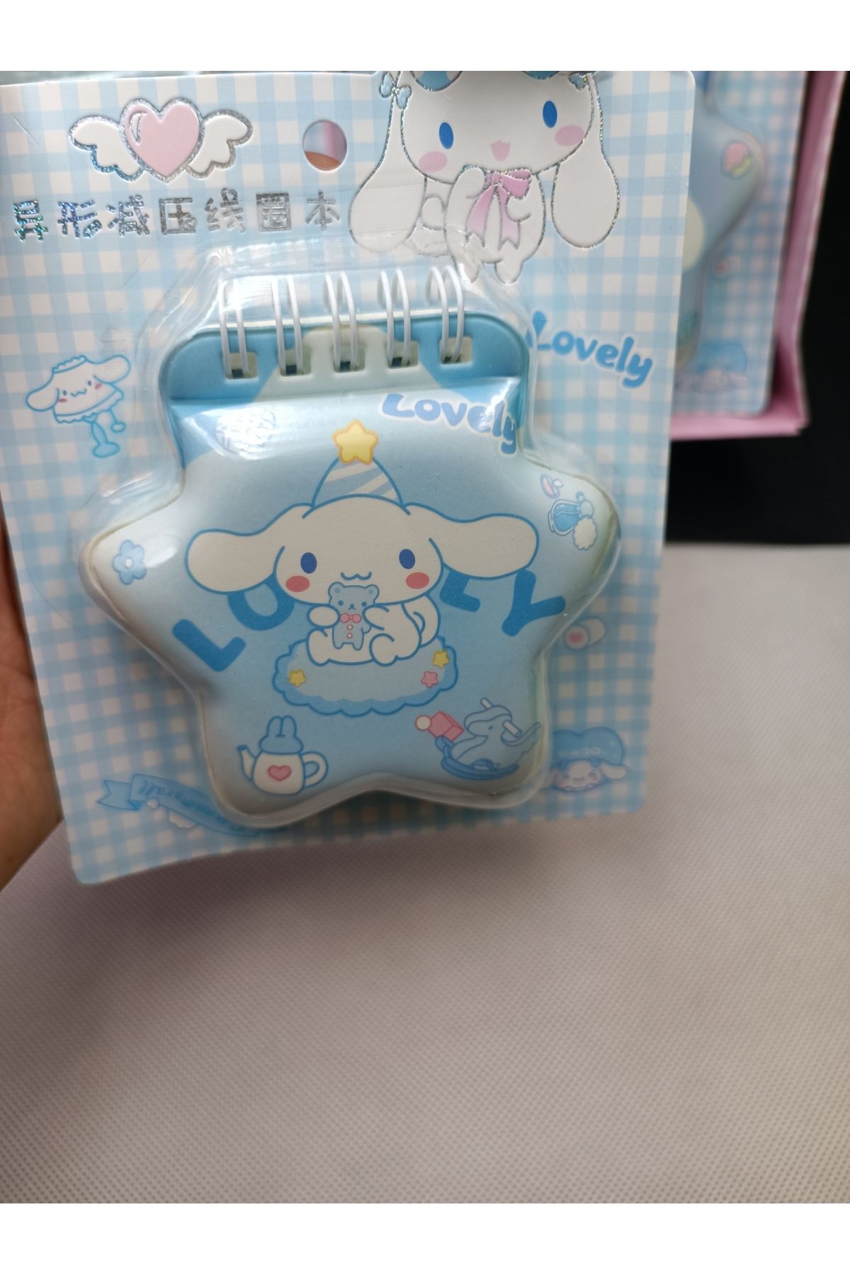 sanrio cinnamoroll yumuşak kapaklı mini no defteri hediyelik sticker defter 1adet