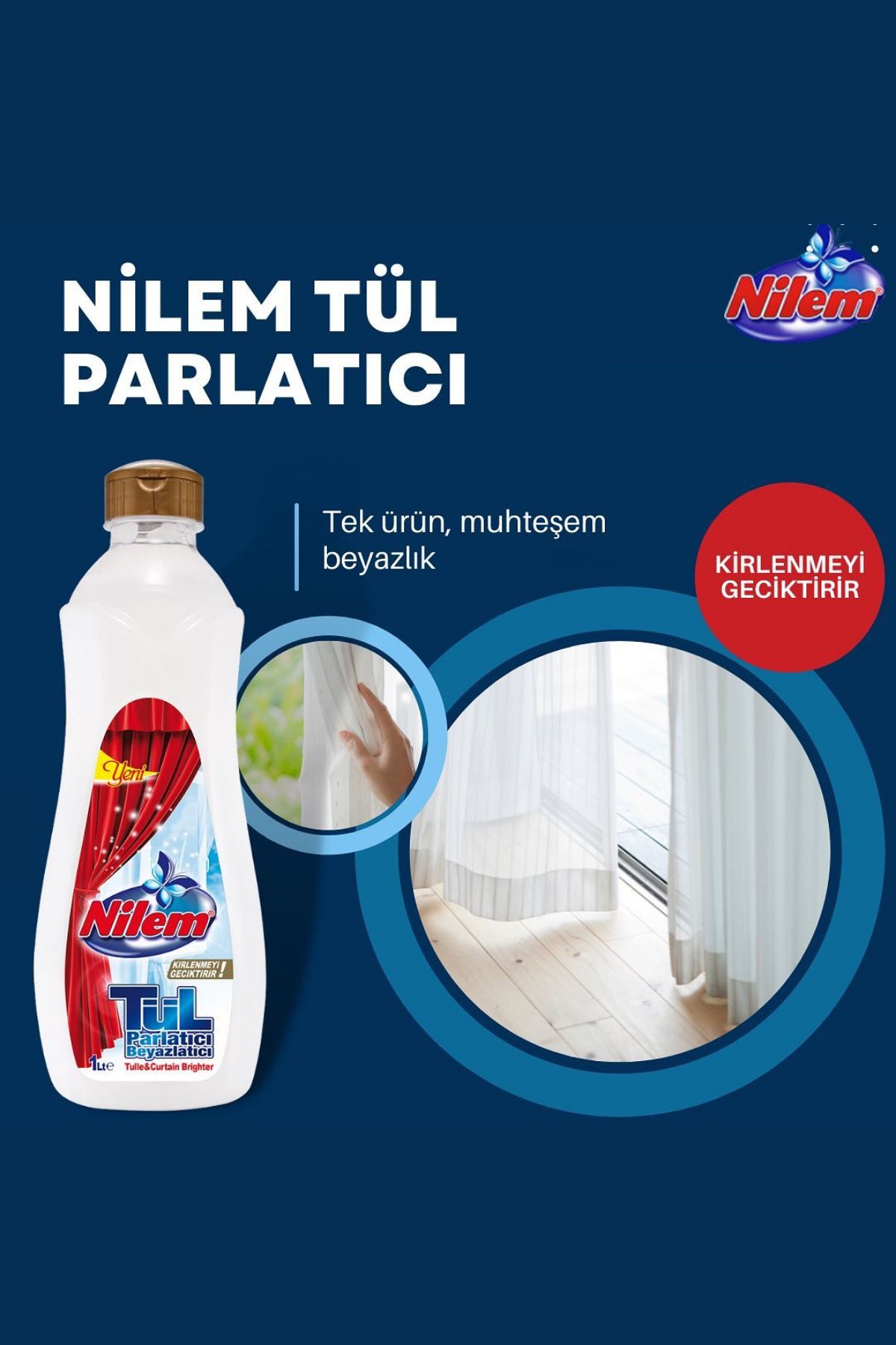 Tül Parlatıcı Ve Beyazlatıcı 1 Litre