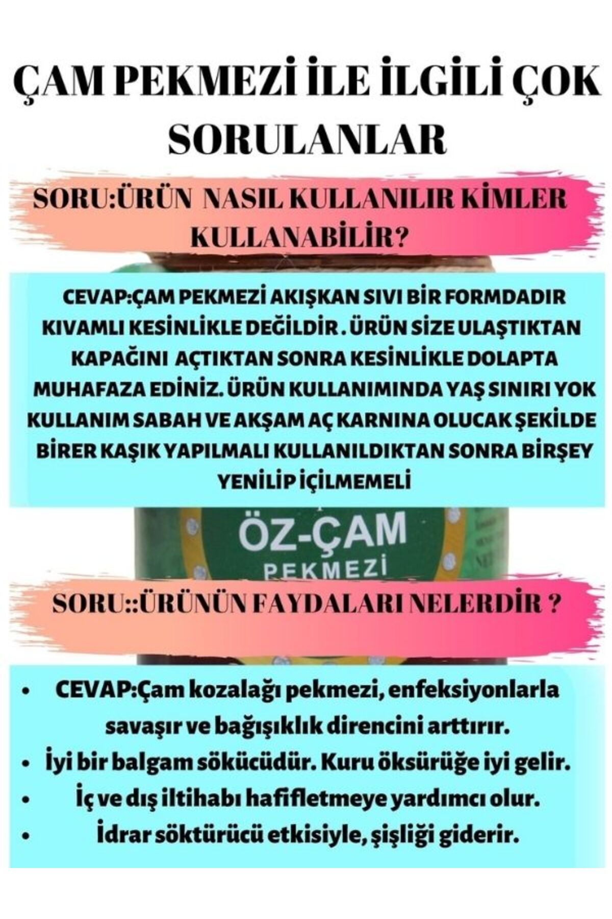 Tarihi Eskipazar Öz-Çam Pekmezi Az Şekerli (1 kg.)2 kavanoz