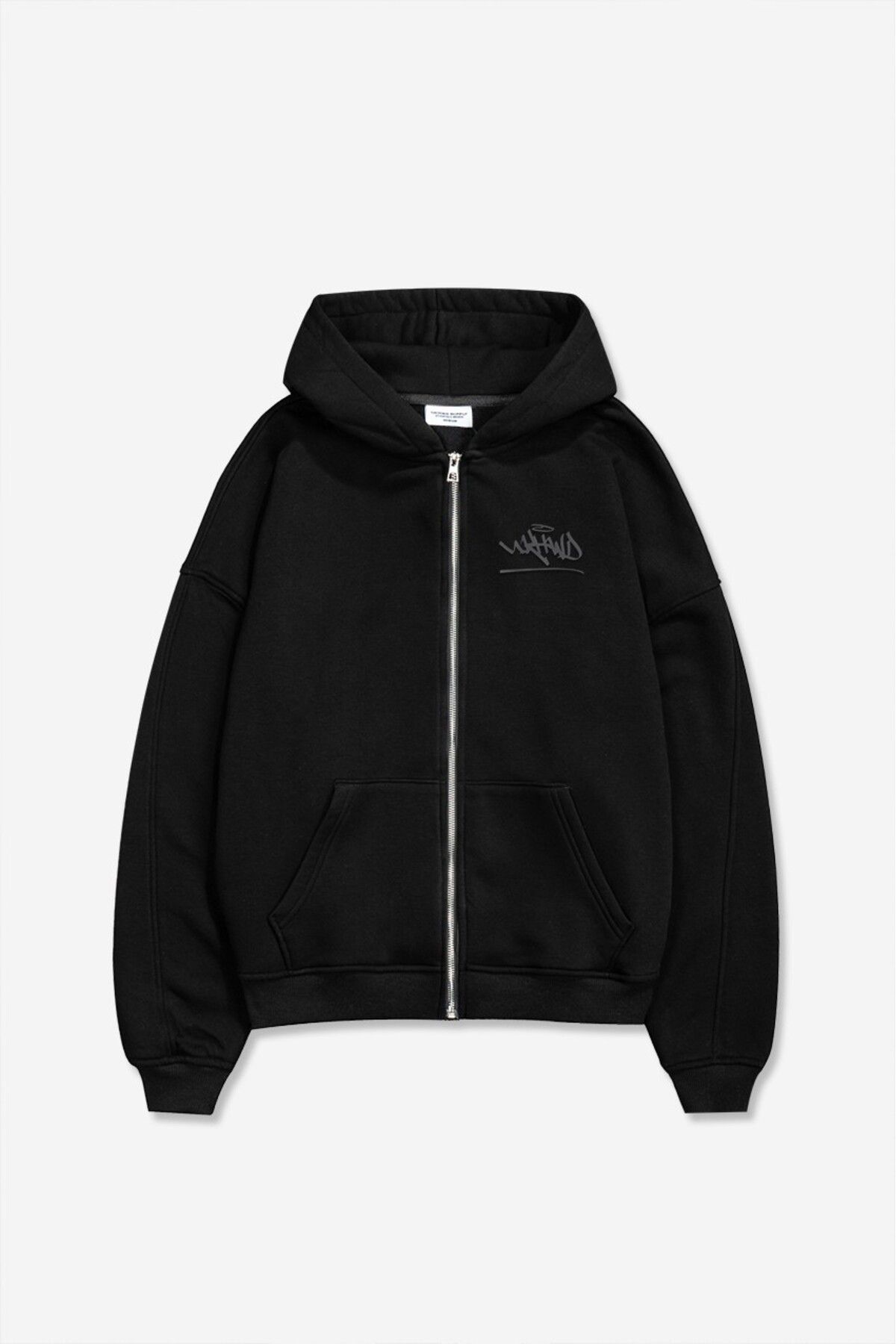 UKHWD SUPPLY UKHWD ClassicLogo Siyah Zip Hood...