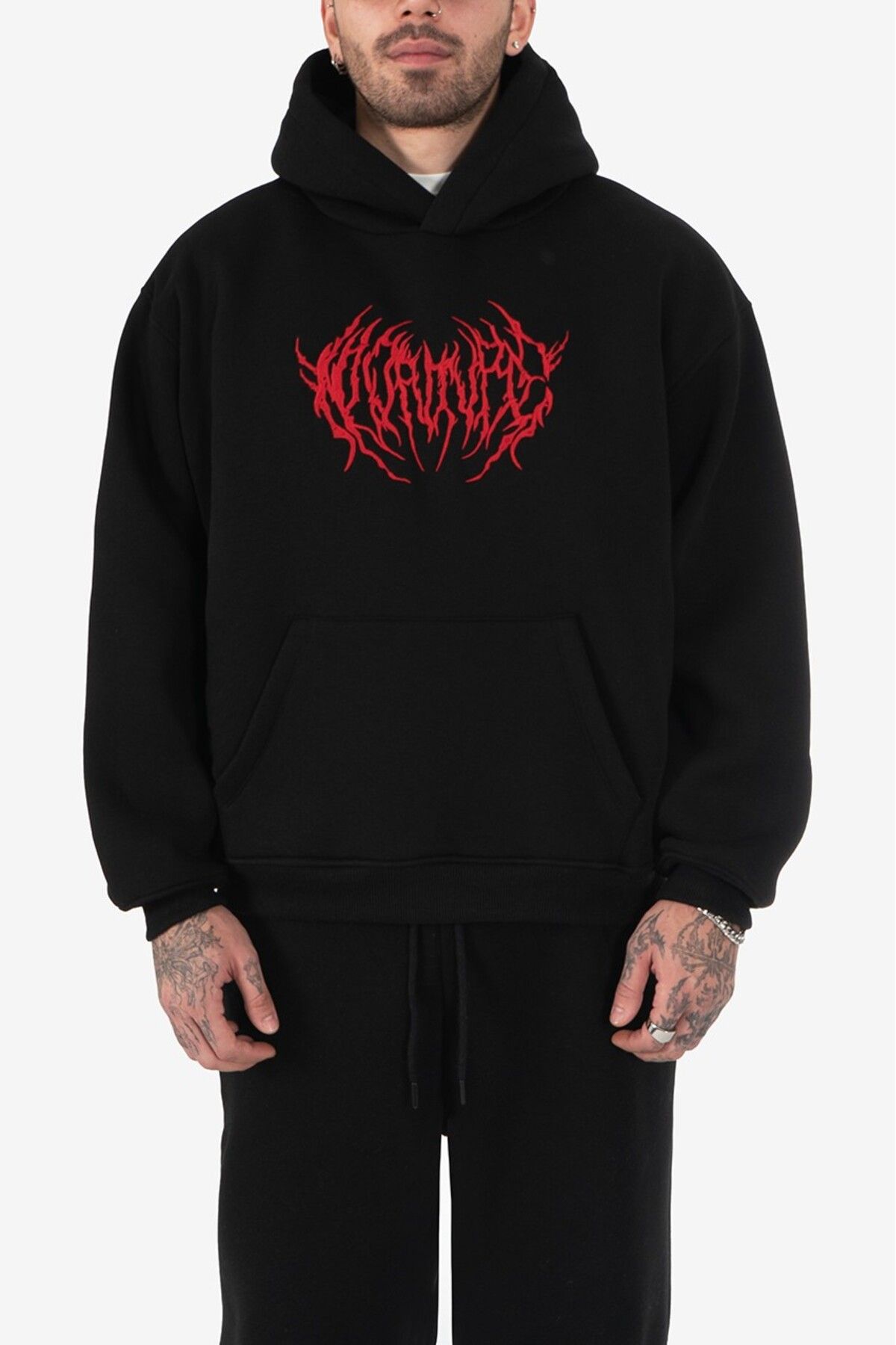 UKHWD SUPPLY Brutal NakışErkek Hoodie UK1281S...