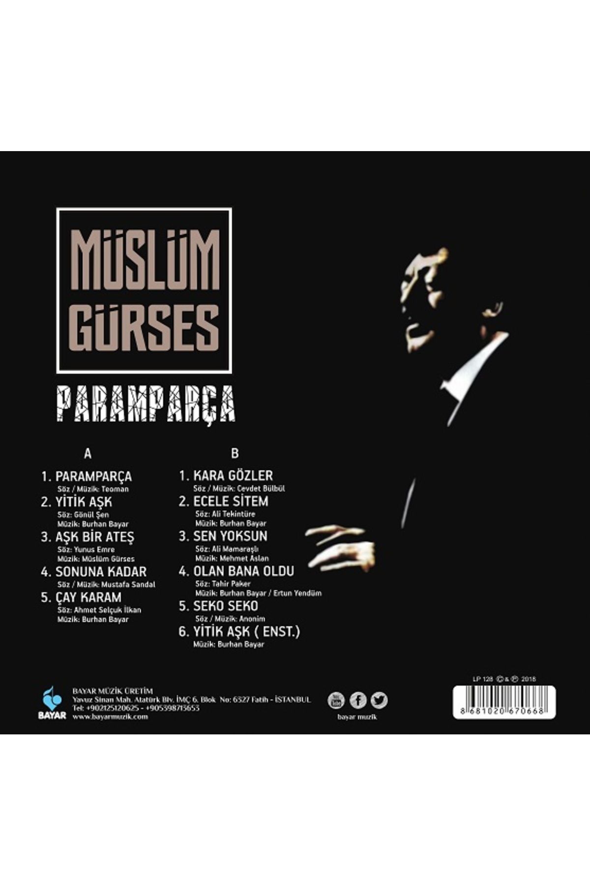 Müslüm Gürses - Paramparça - Plak LP