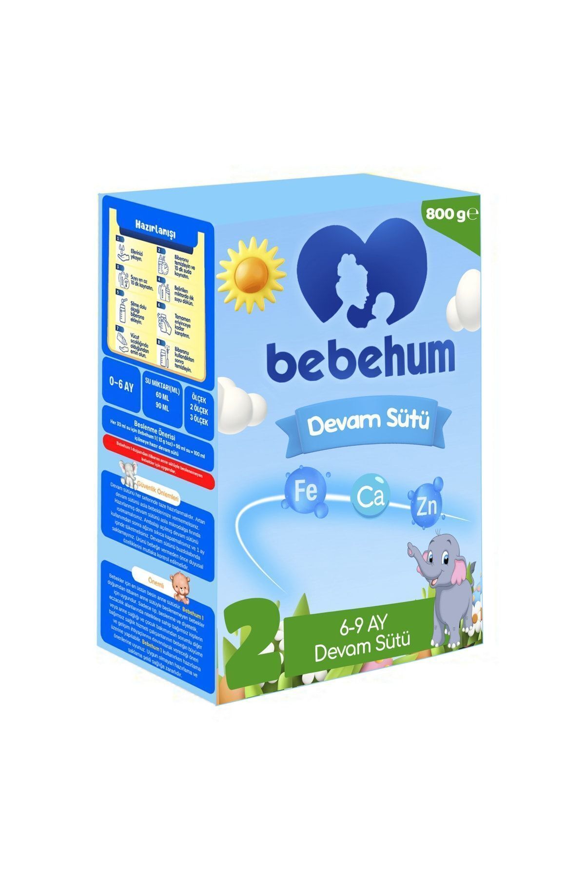 bebegenBebehum 2 Devam Sütü800 Gr 6-9 Ay