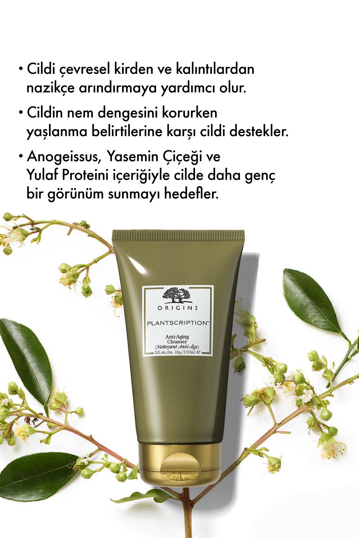 Plantscription Yaşlanma Karşıtı Temzileyici 150 ML