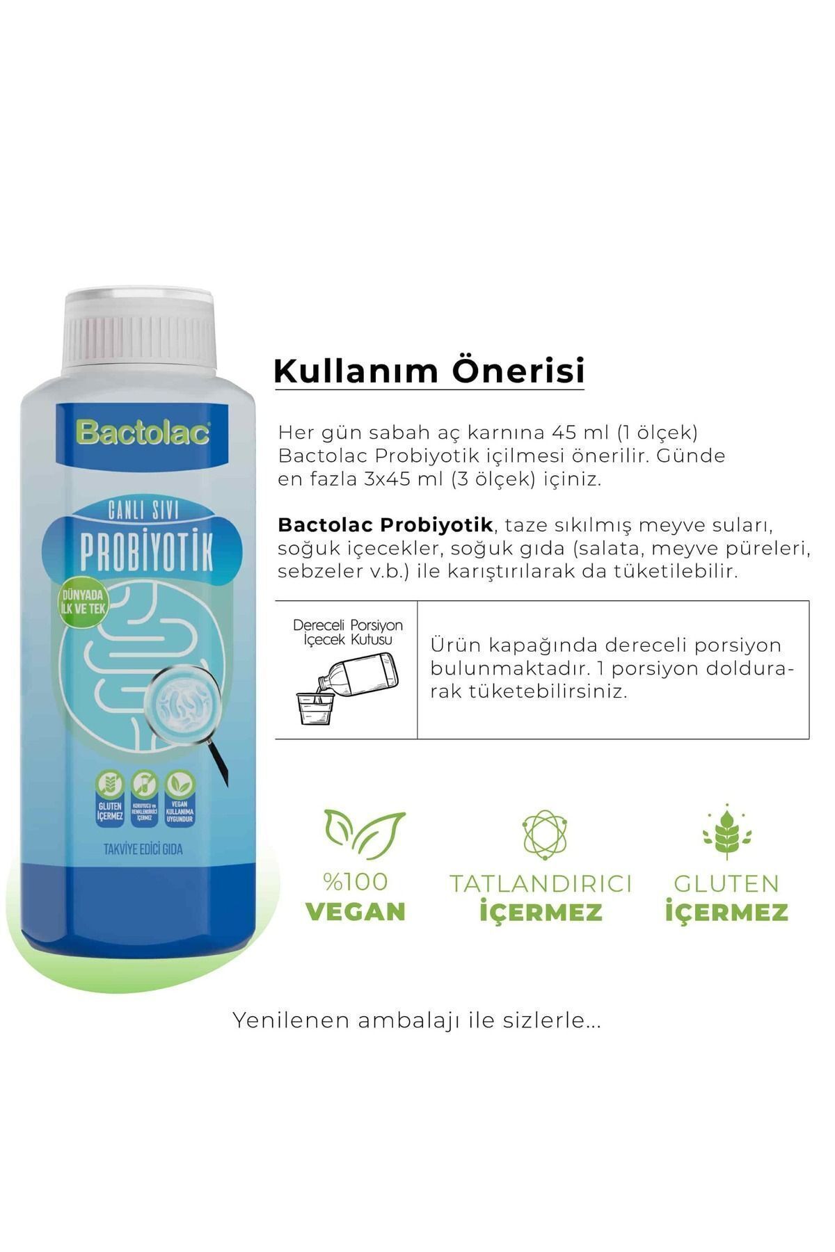 Aktif Probiyotik - 1000 Ml (dünyada Canlı Organizma Içeren Tek Sıvı Probiyotik)