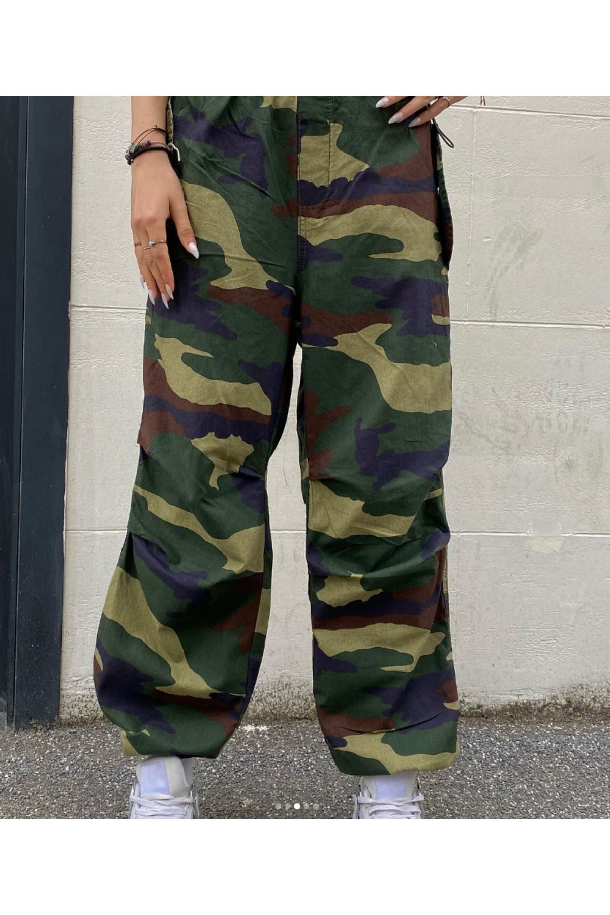 Koyu Kamuflaj Tactical Gabardin Kumaş Pantolon