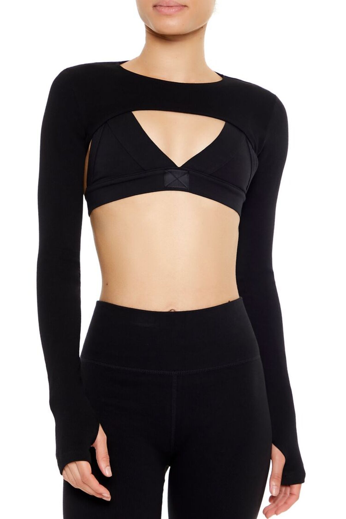 Dikişsiz Bolero Crop Top