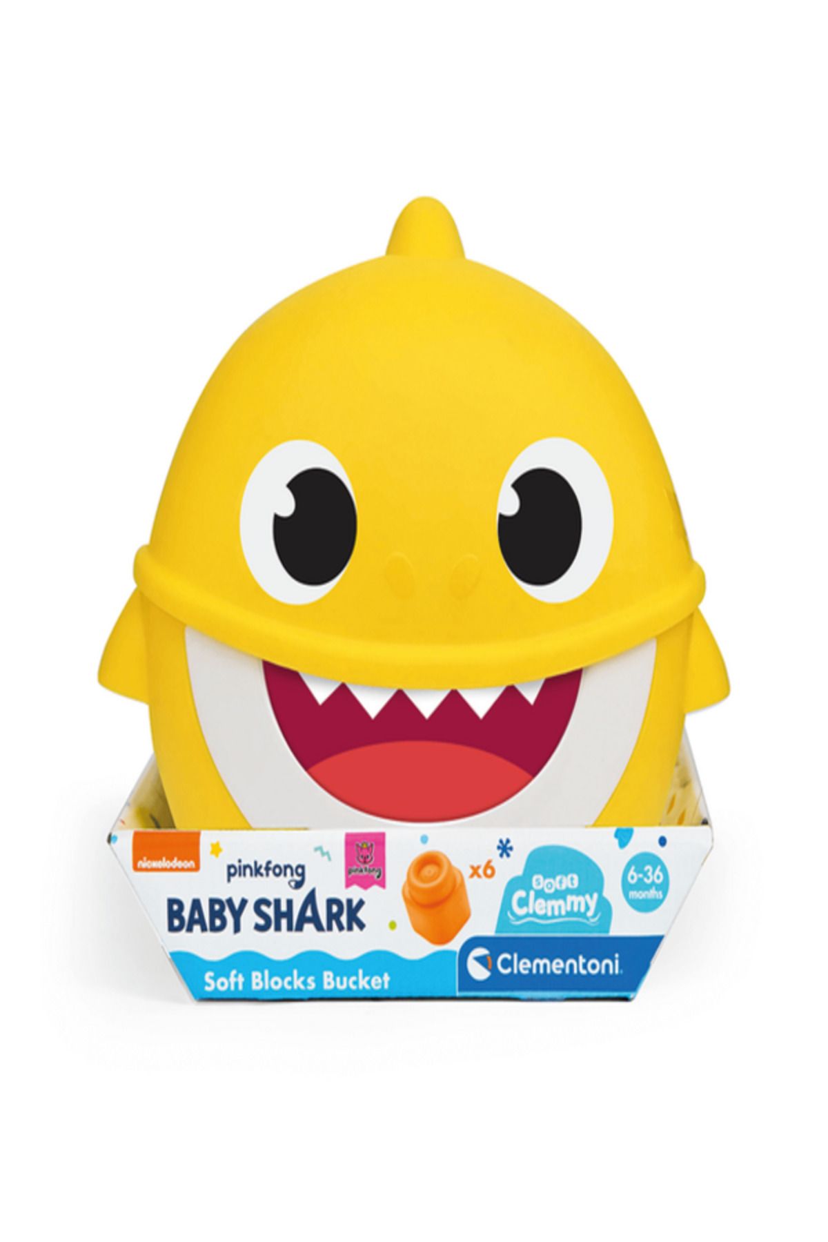 Clementoni Baby Shark YumuşakBlok Kovası 1742...