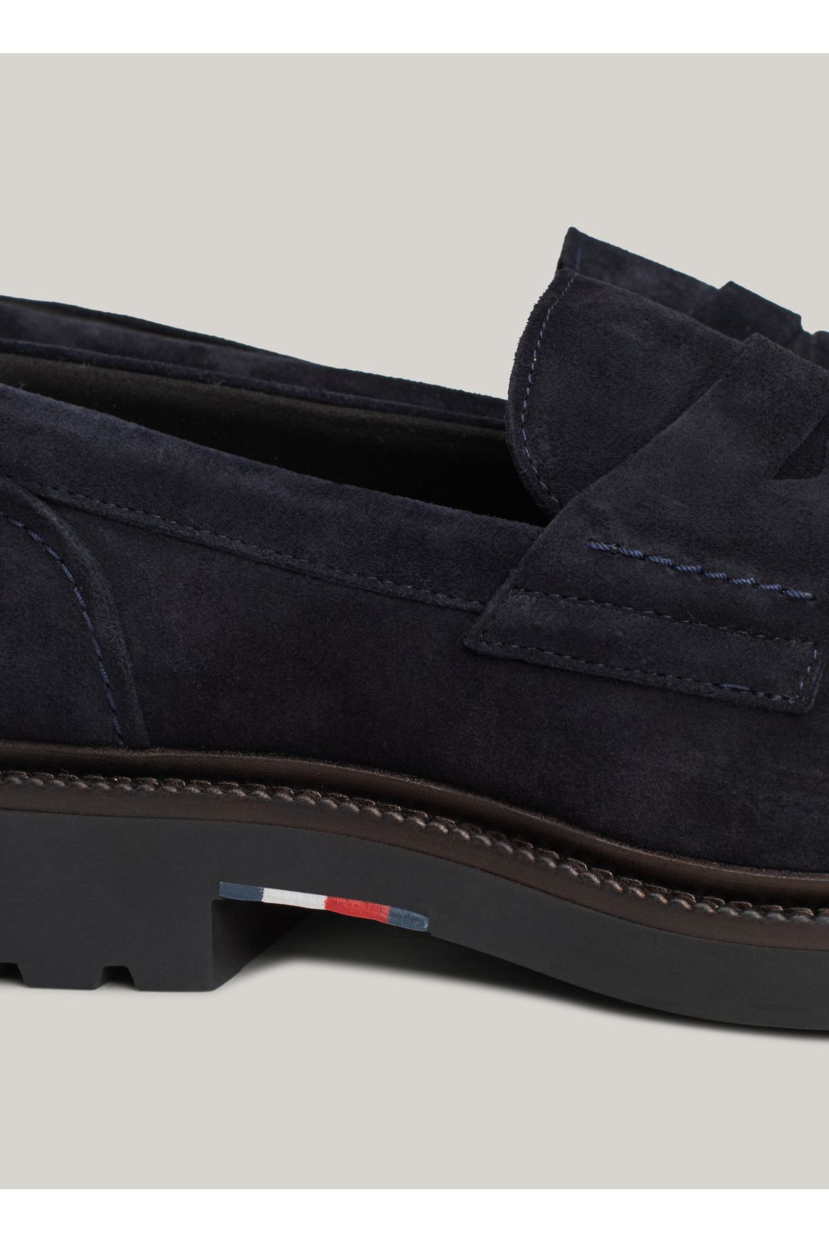 Süet Lacivert Erkek Loafer HILFIGER COMFORT LWT SDE LOAFER