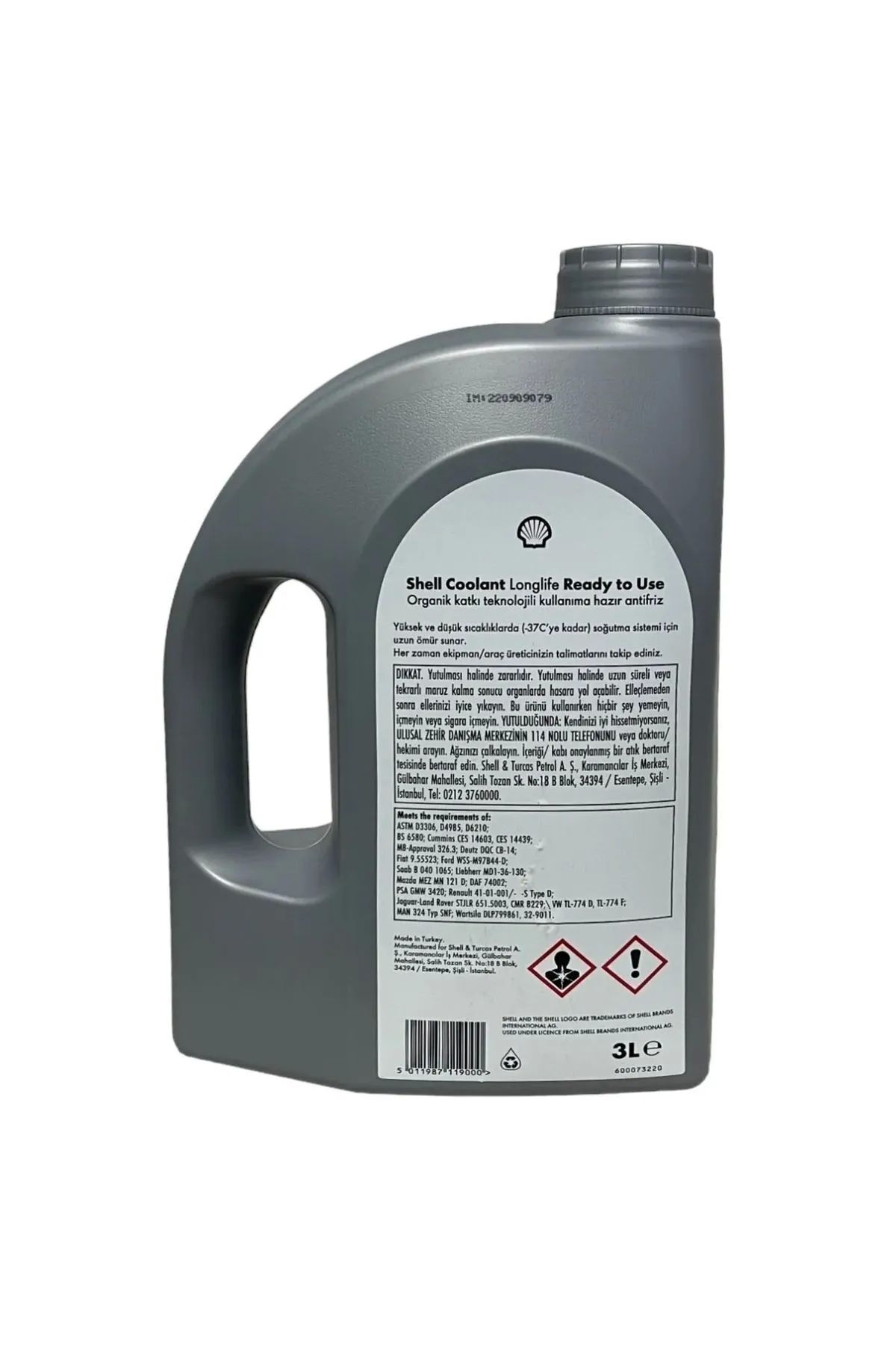 Coolant Longlife Kırmızı Hazır Antifriz 3 Litre -37c - Ready To Use universal