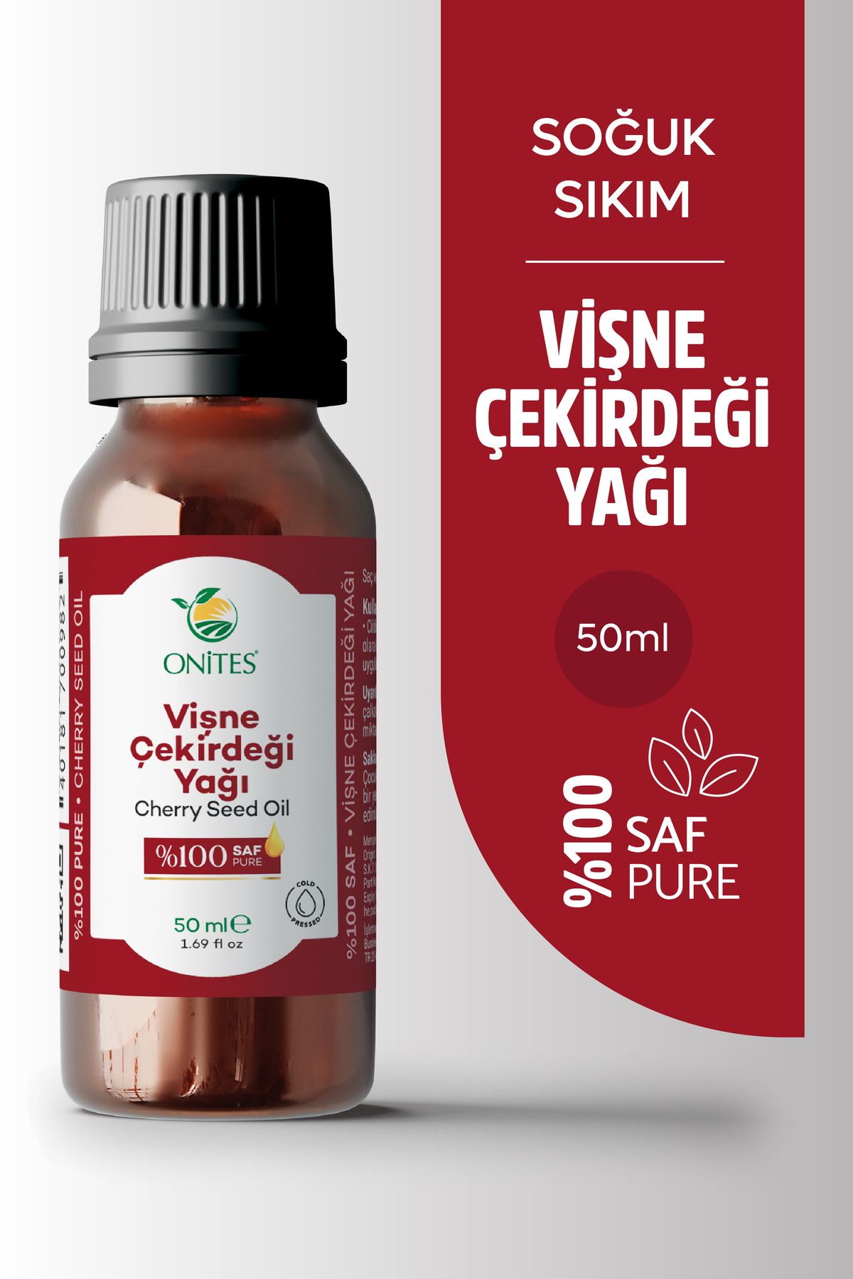 Onites Doğa Vişne ÇekirdeğiYağı 50 ml %100 Sa...