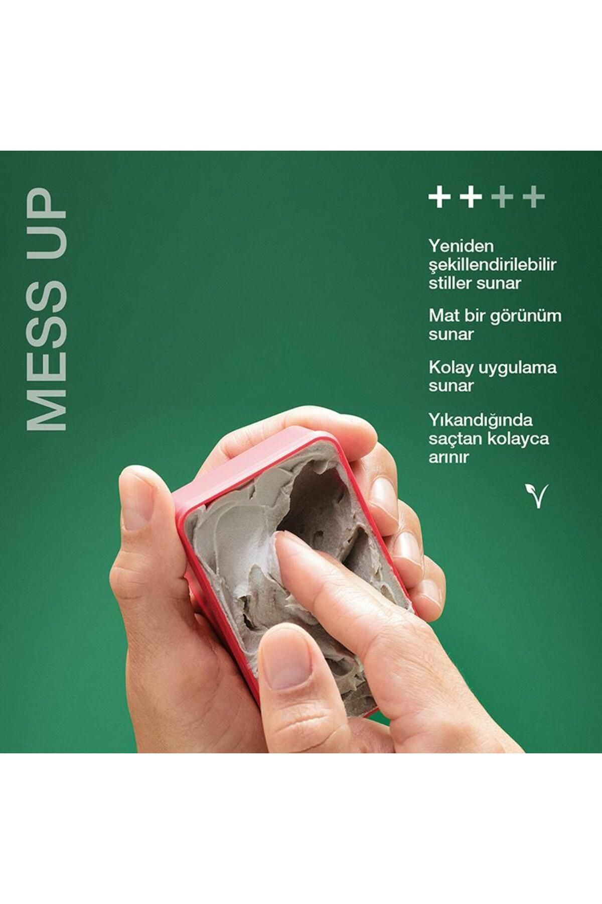 Mess Up Mat Şekillendirici Gum Macun 100ml + BC Acil Kurtarma Kürü 30ml