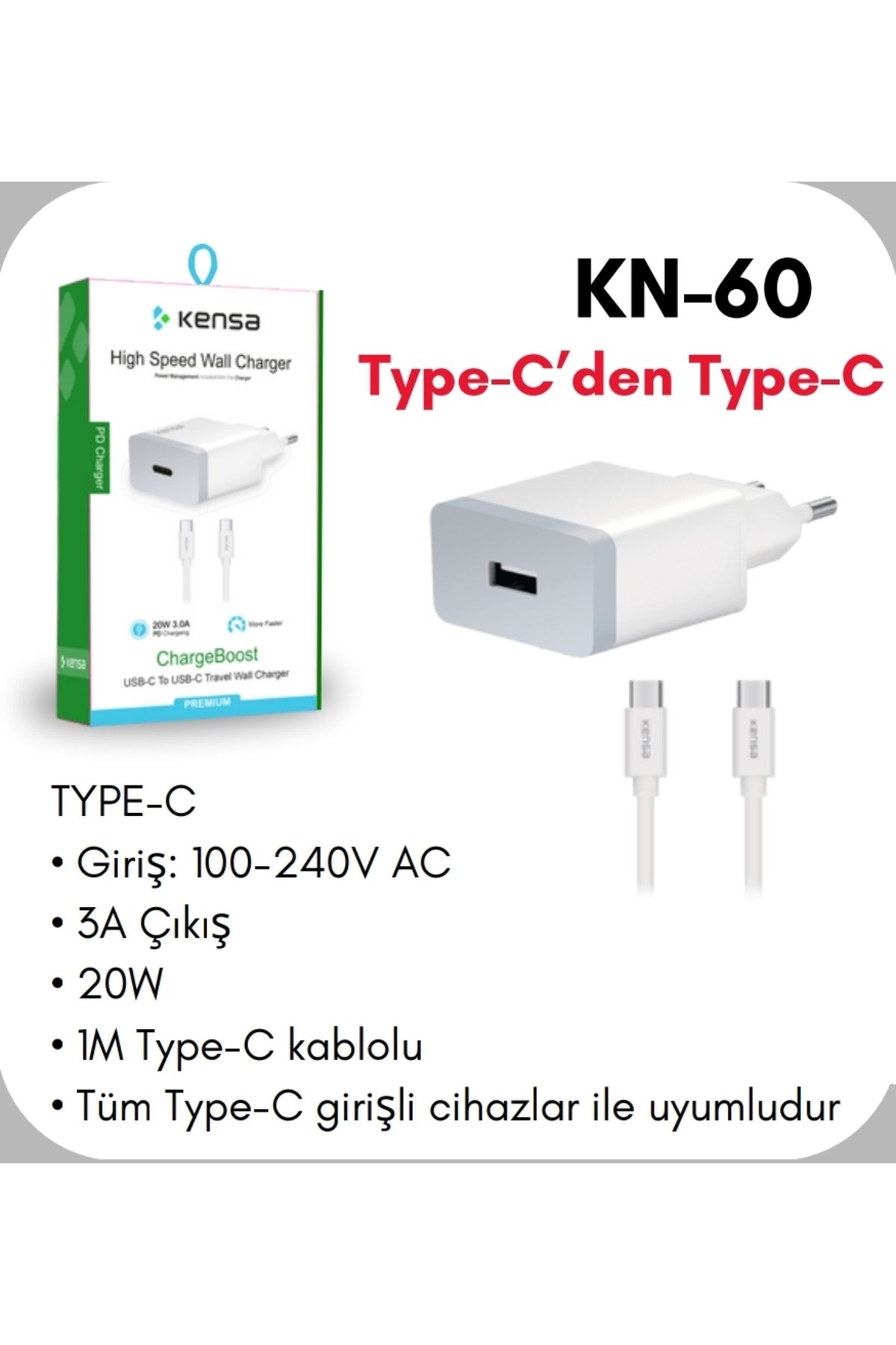 Teknolojimburada ÜstünKalitesiyle 20 Watt KN-...