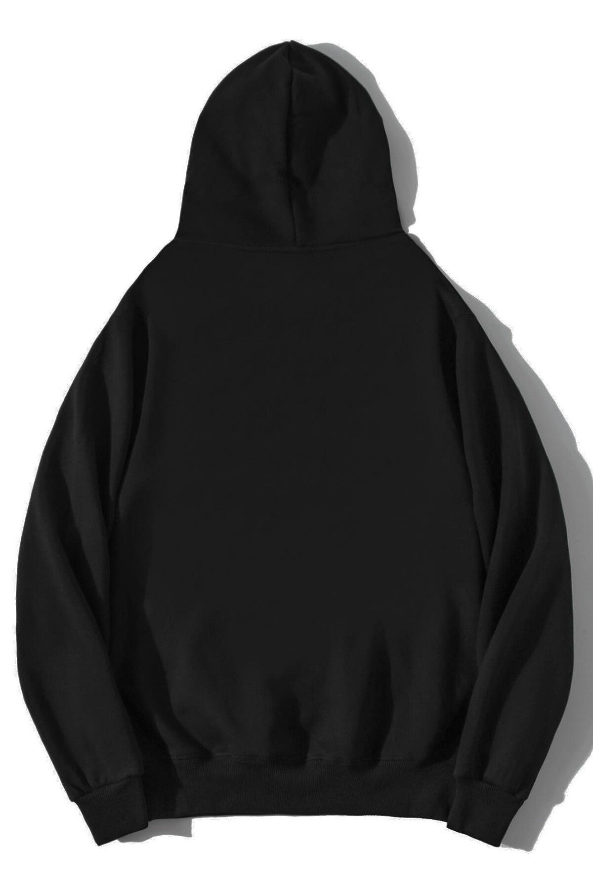 Unisex Oversize Taş Baskılı Renkli Yıldızlı Hoodie