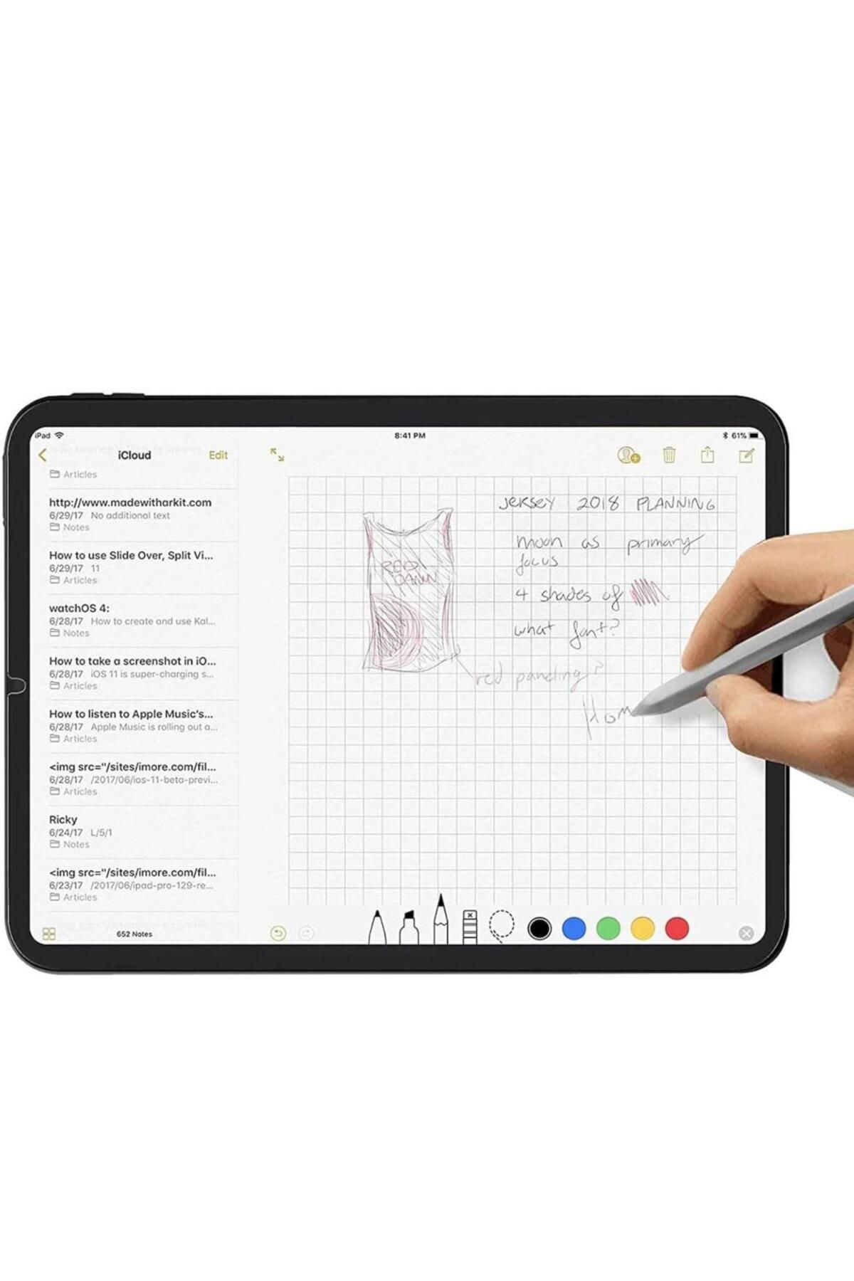 Apple iPad Mini 7 Mat Ekran Koruyucu 8.3 inç Şeffaf