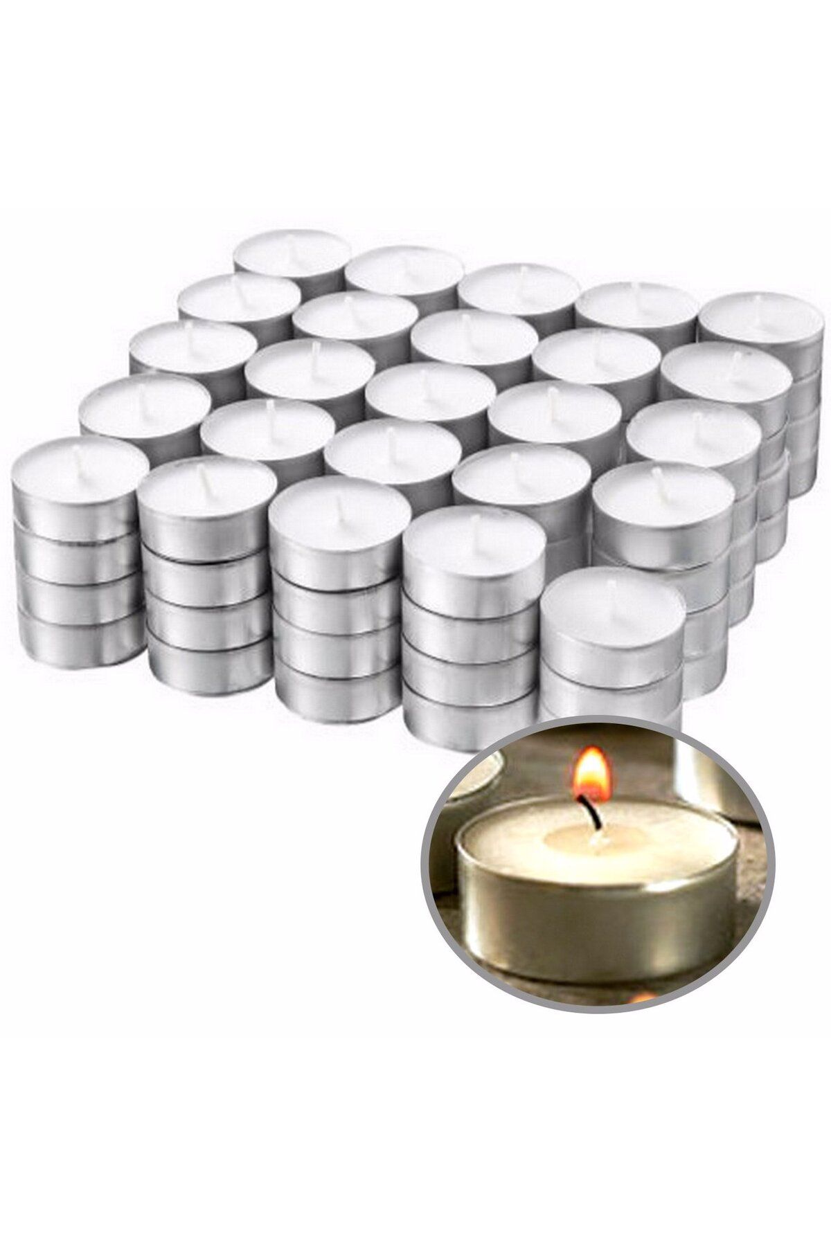 Grossberg CoffeeTealight 8gr Mum 100'lü