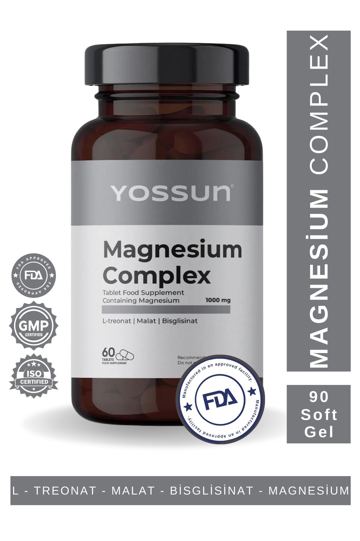 yossun Magnezyum ComplexTablet Takviye Edici...