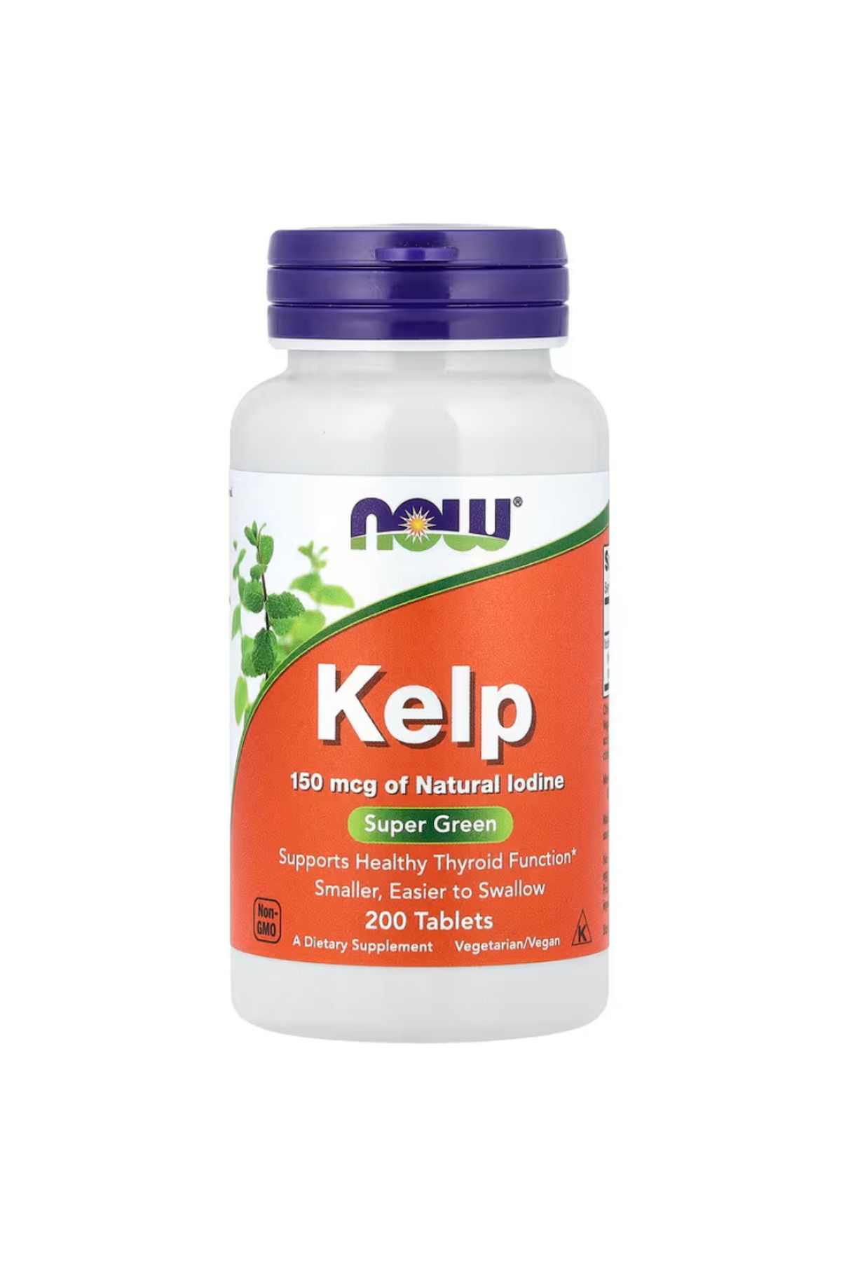 Now Foods, Kelp, 150 mcg, 200Tablets usa vers...