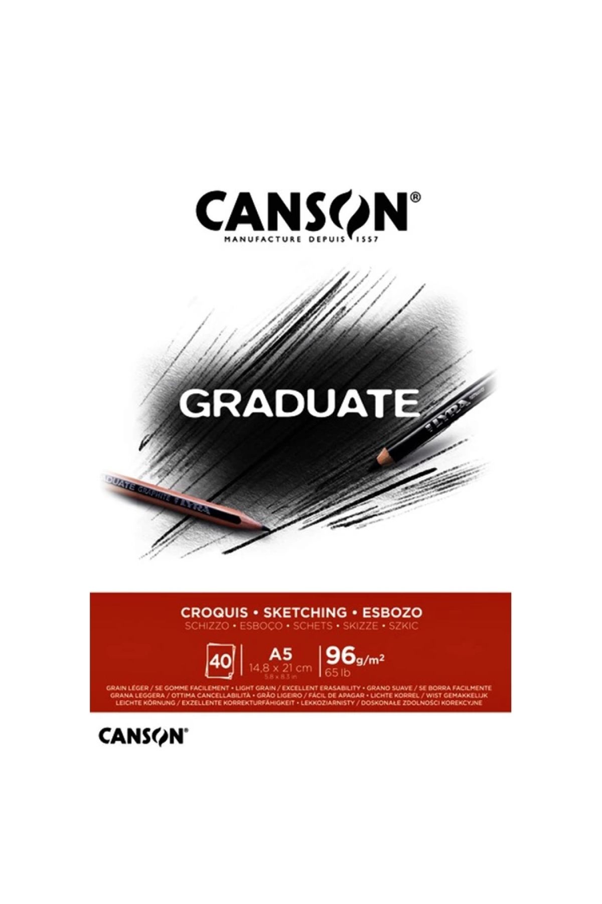 Canson A5 Graduate SketchıngÇizim Defteri 96...